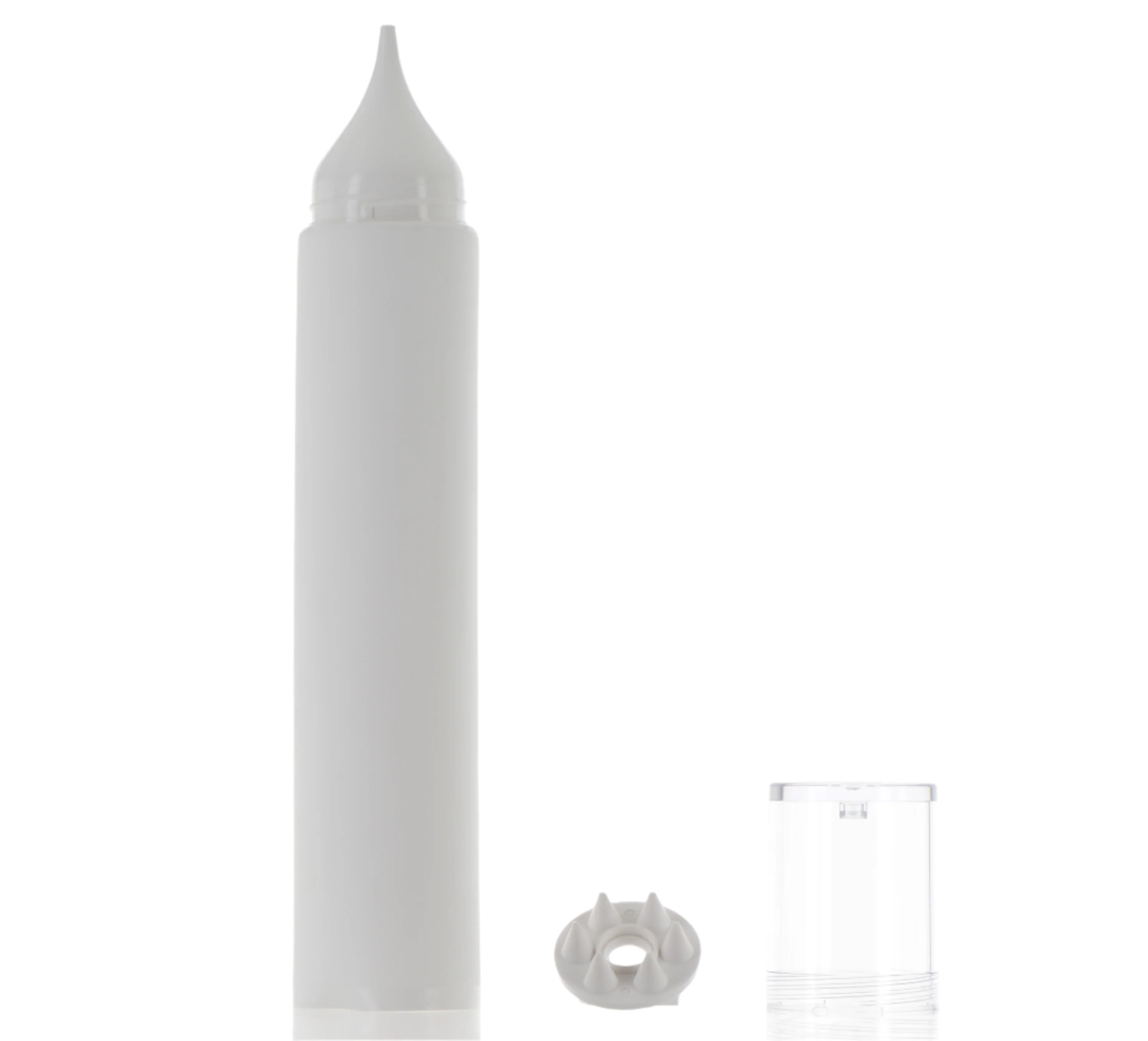 PE, Round Conical Shaped Nozzle Applicator Tube with Root-Comb - Image 3