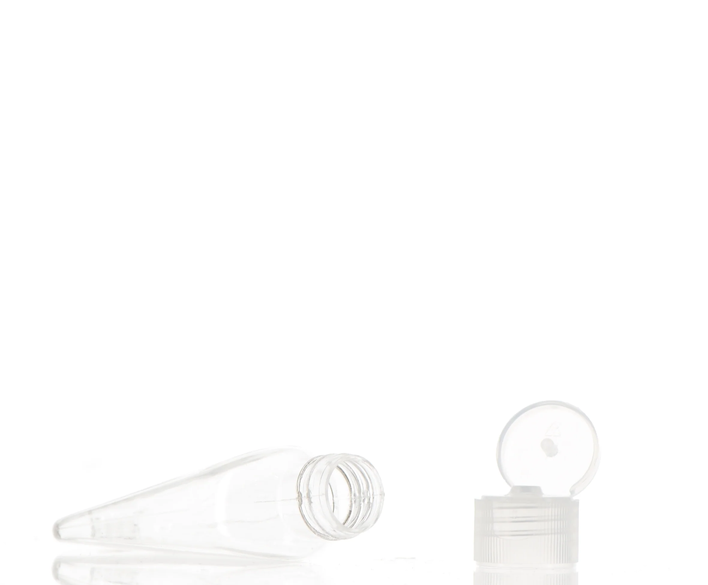 PET, Bottle with Flip Top Cap - Image 2