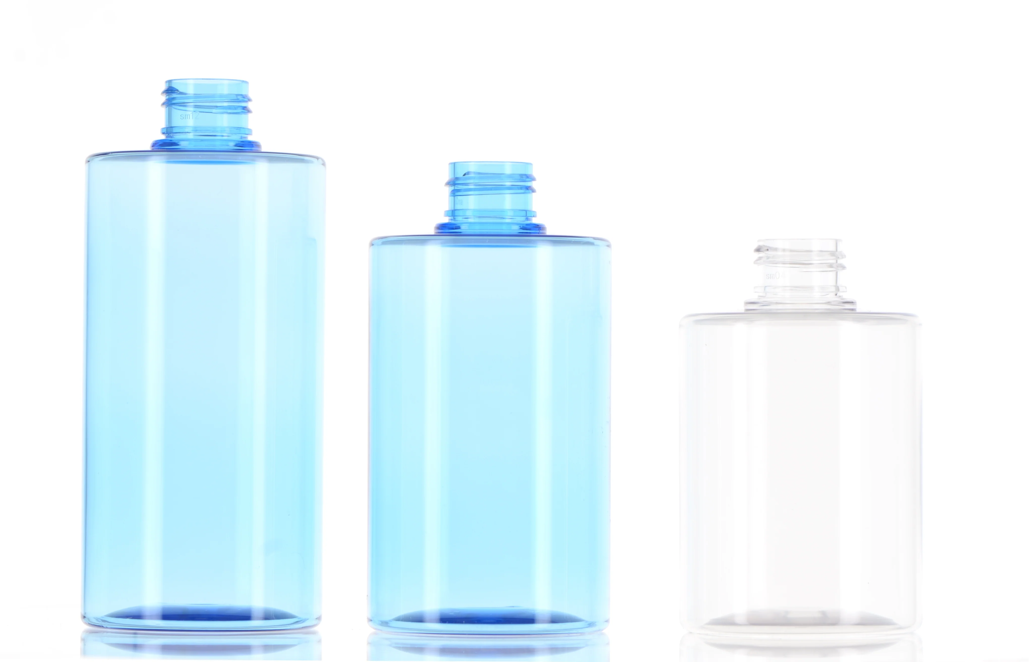 PET, Flat Cylinder Bottle