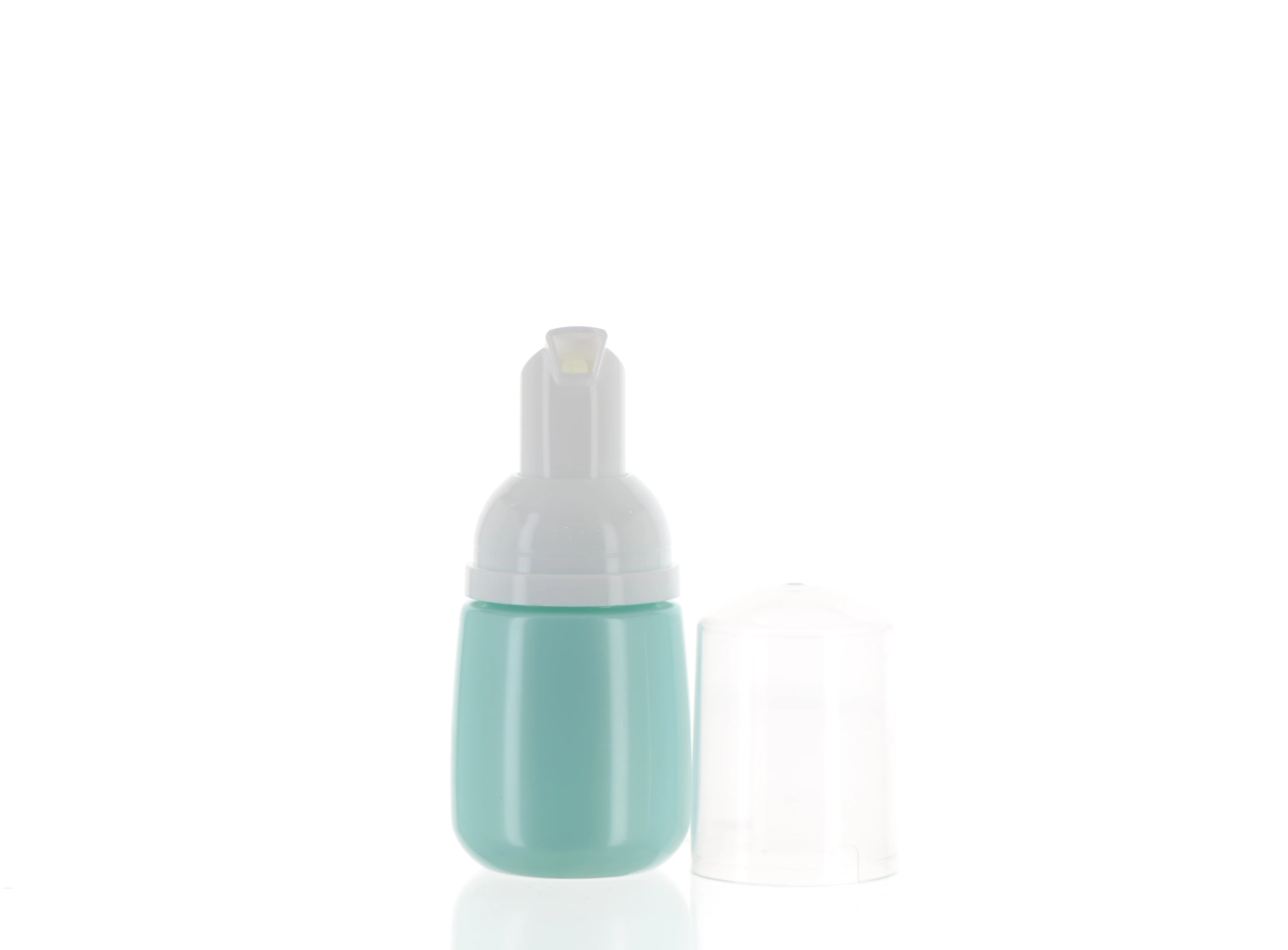 PET, Mini Foamer Pump Bottle with Over Cap - Image 2