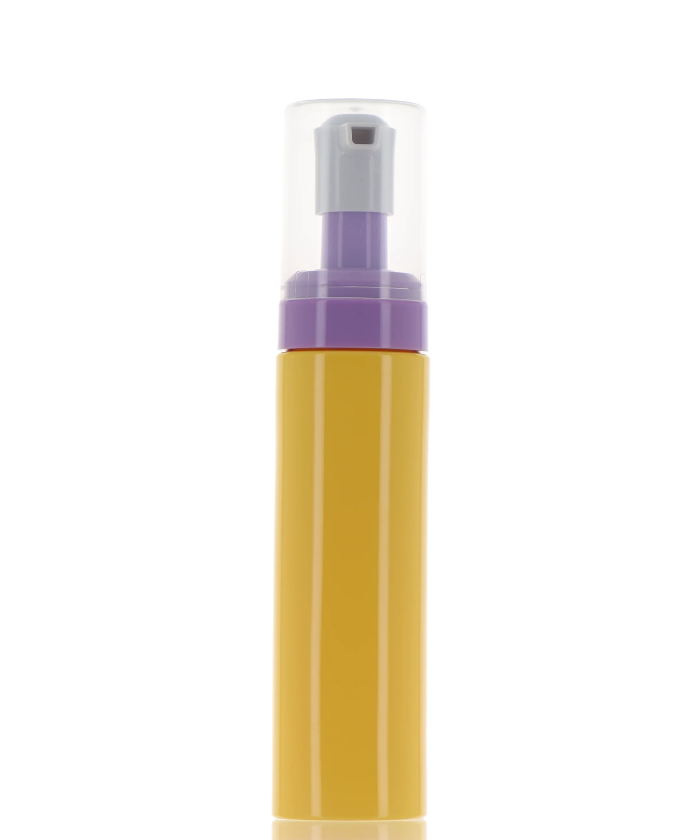 PET, Mini Foamer Pump Cylinder Bottle with Over Cap