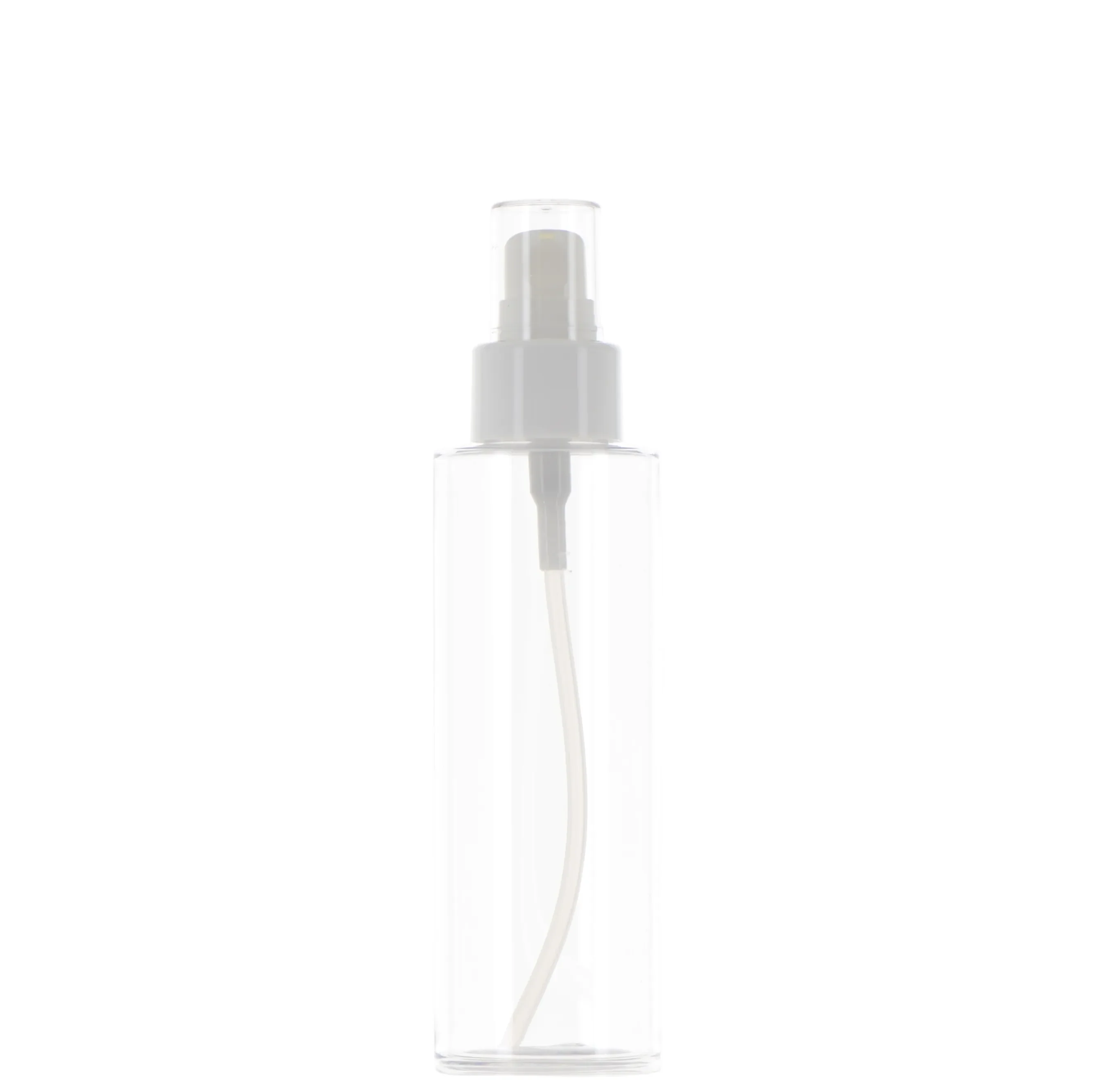PET, PP Cylinder Bottle with Treatment Pump and Overcap