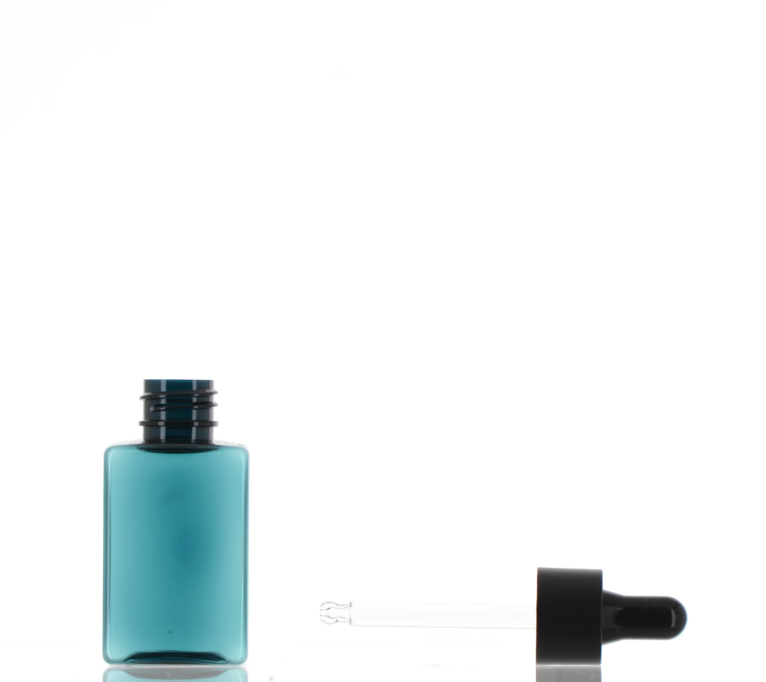 PET/PP/Glass, Square Dropper Bottle - Image 2