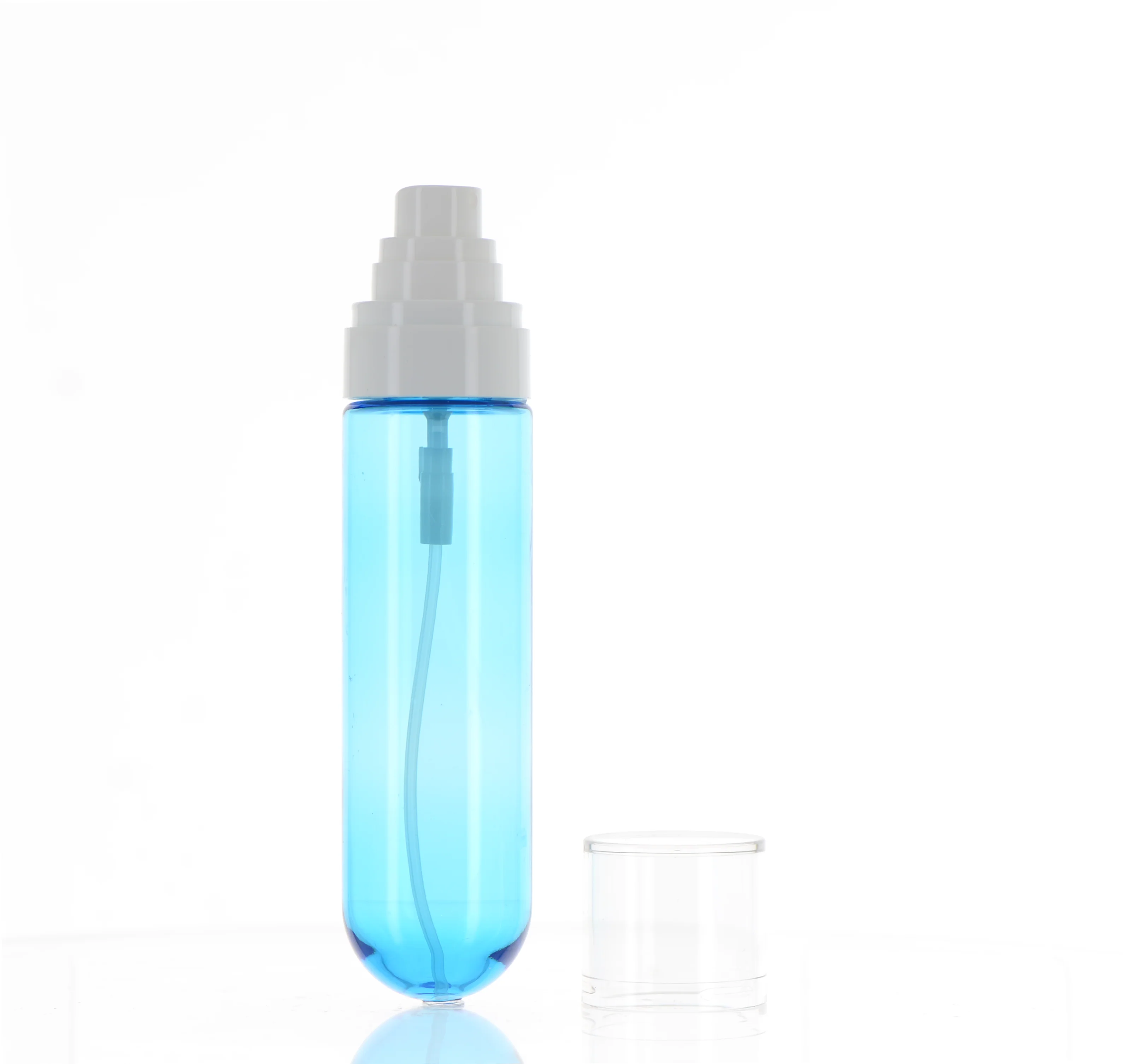 PET/PP/MS, Bottle with 360 degree inverted Fine mist Sprayer and Over cap - Image 3