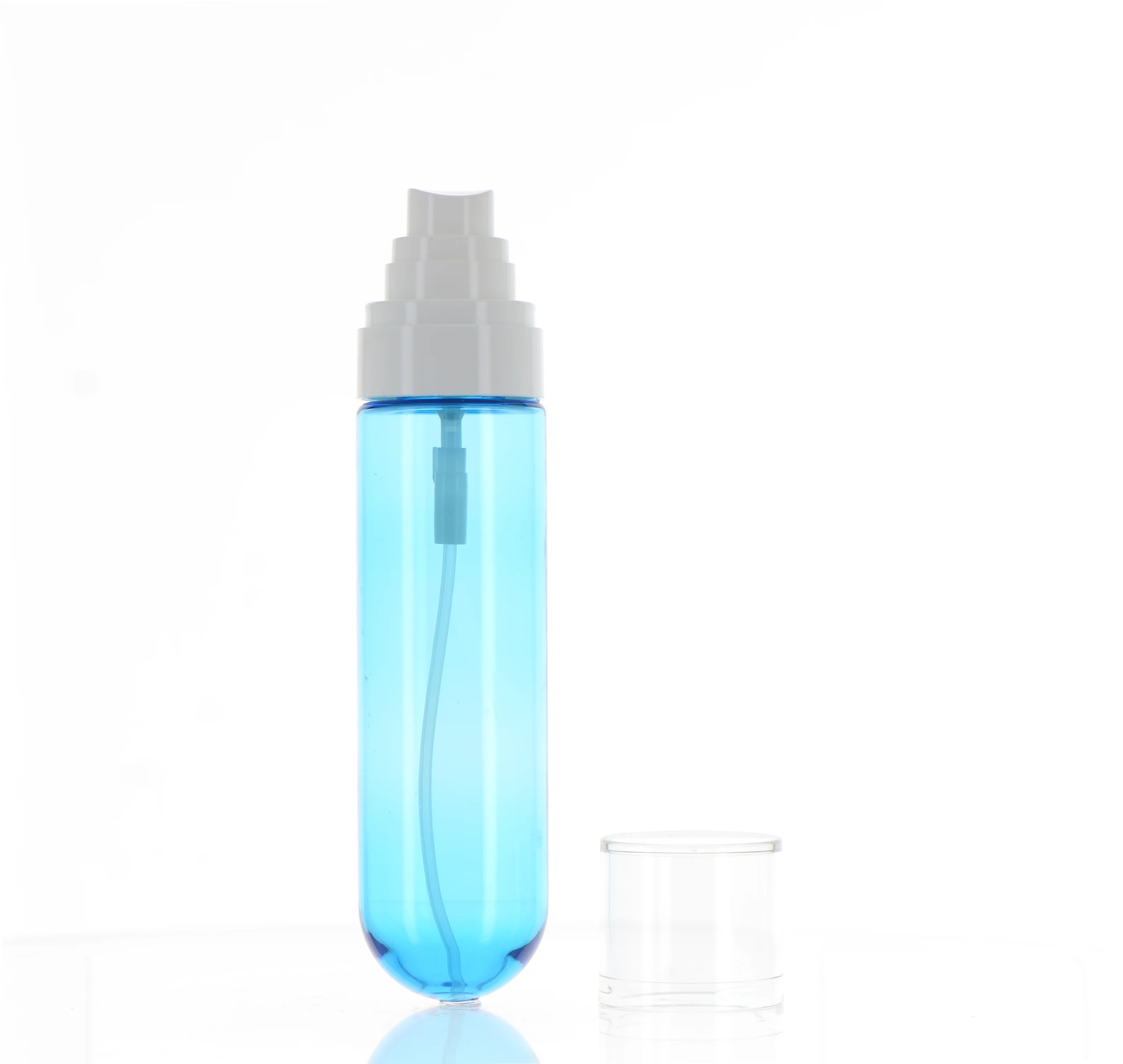 PET/PP/MS, Bottle with 360 degree inverted Fine mist Sprayer and Over cap - Image 4