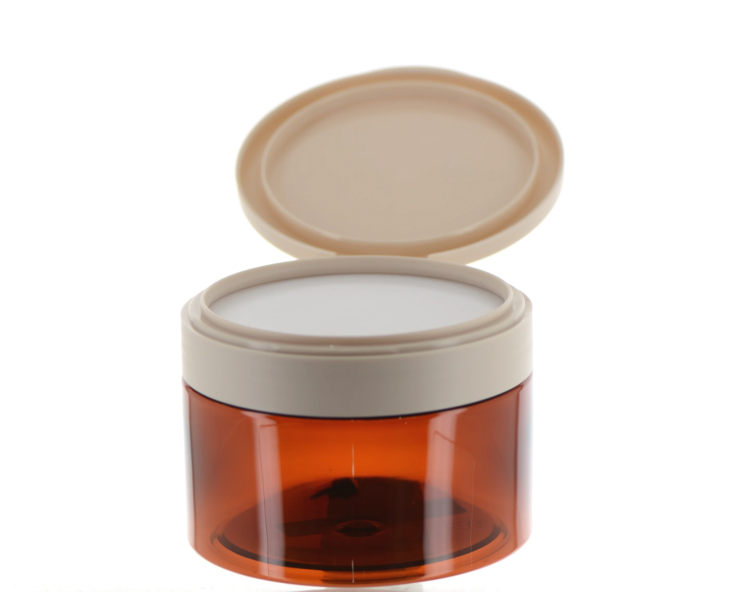 PET/PP/PE, Round Jar with Flip Top Cap - Image 2
