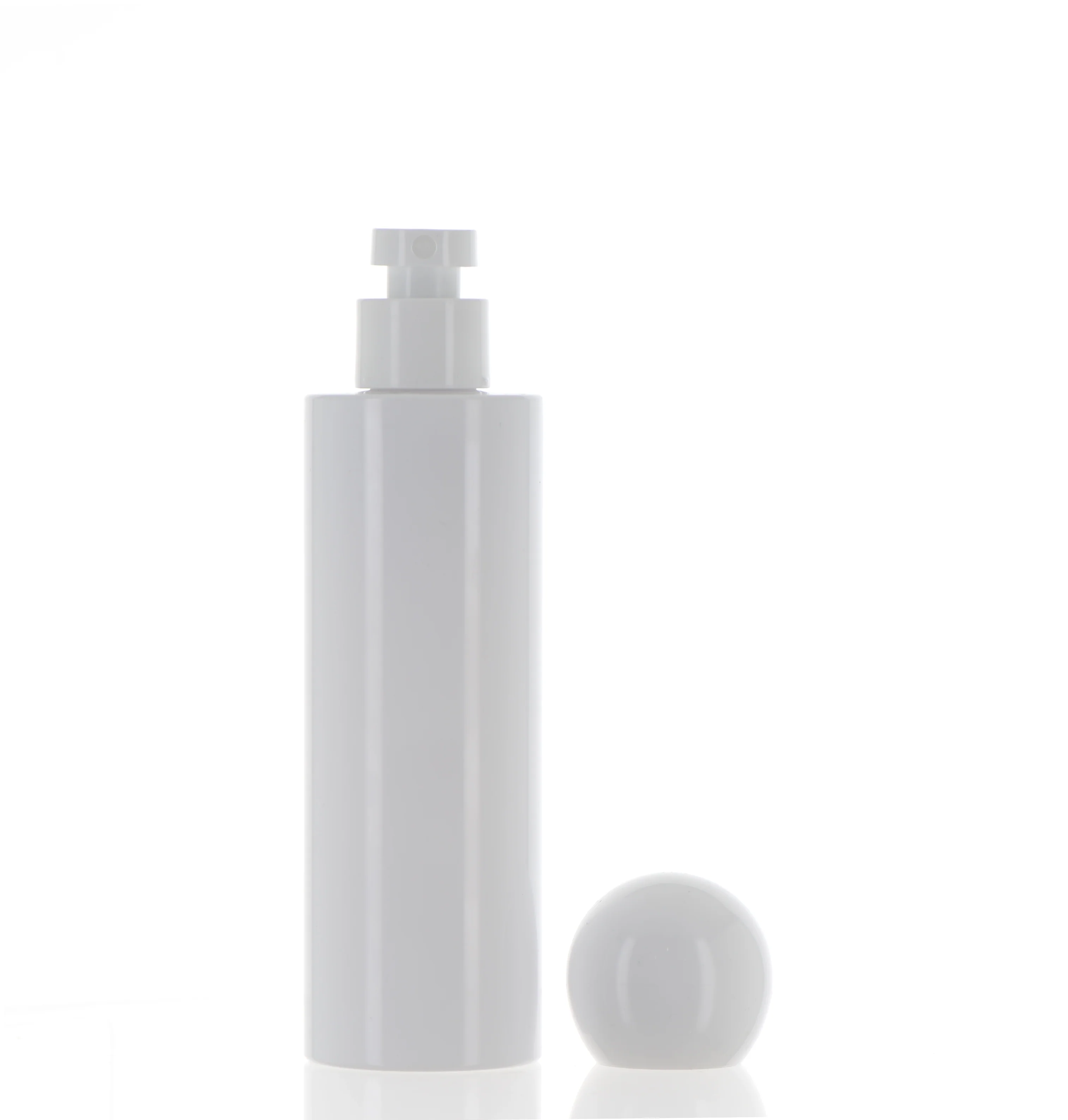 PET/PP/PS, Fine Mist Pump Cylinder Bottle with Round Over Cap - Image 2