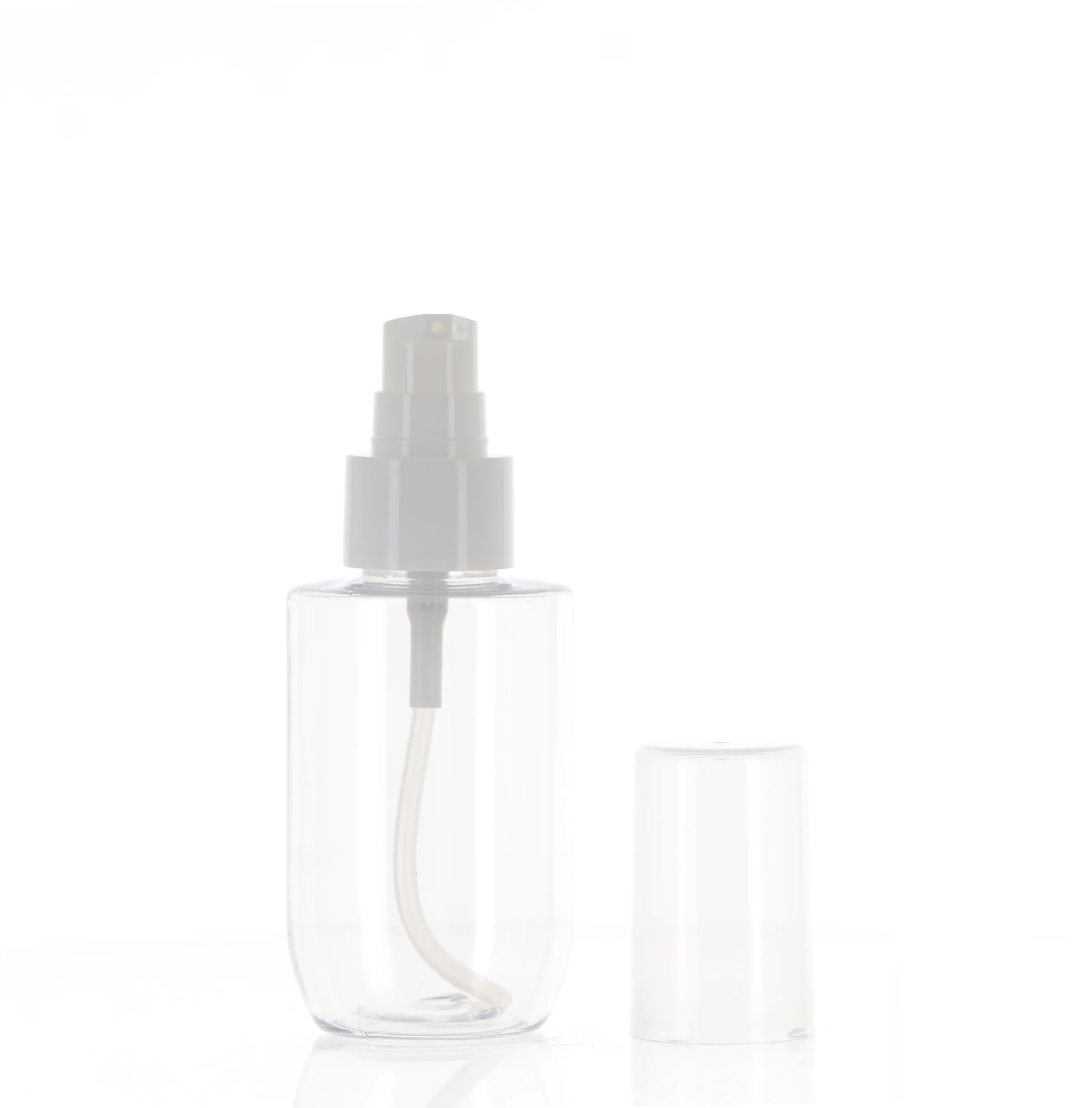PET/PP, Treatment Pump Bottle with Over Cap - Image 2