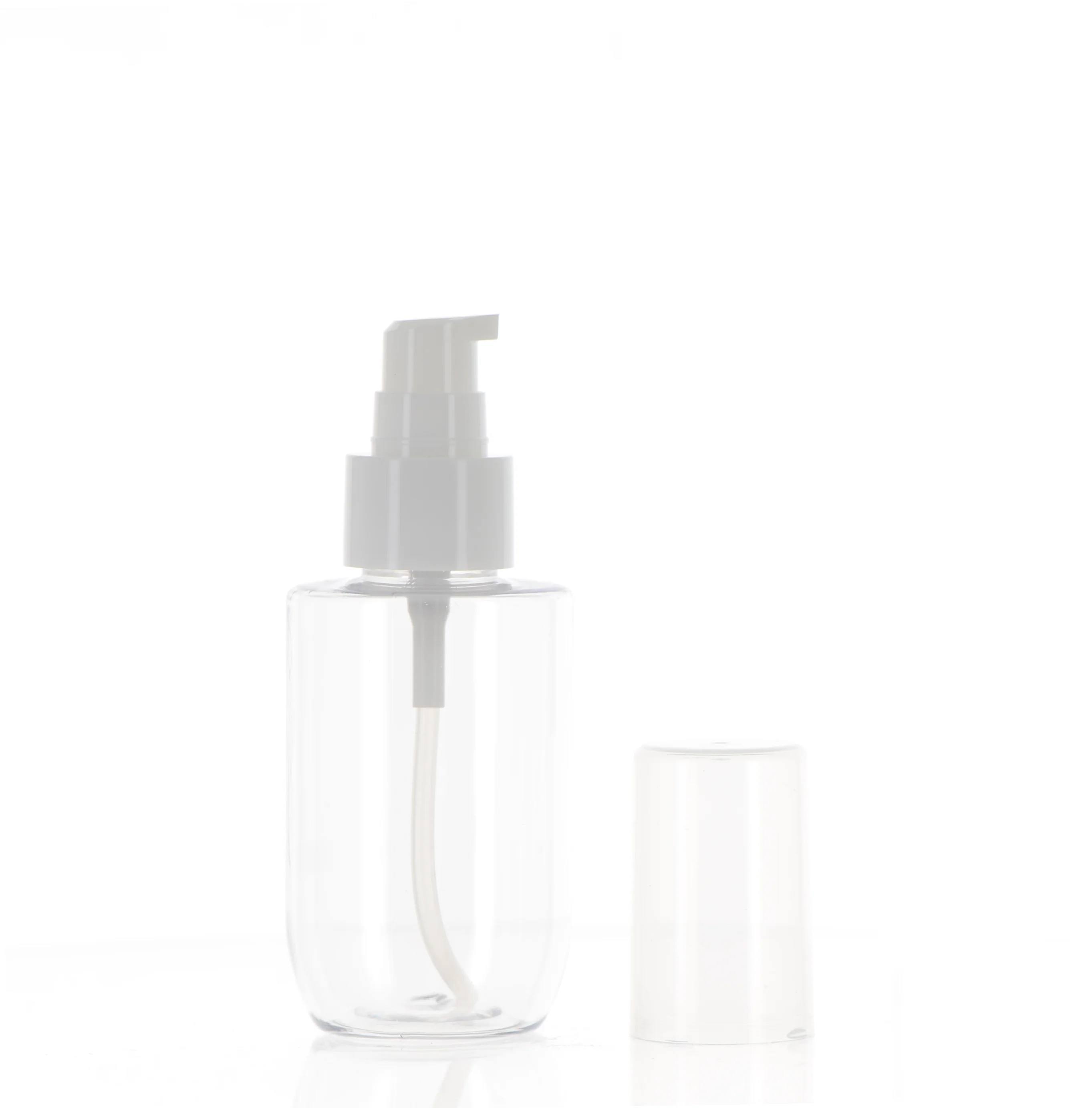 PET/PP, Treatment Pump Bottle with Over Cap - Image 3