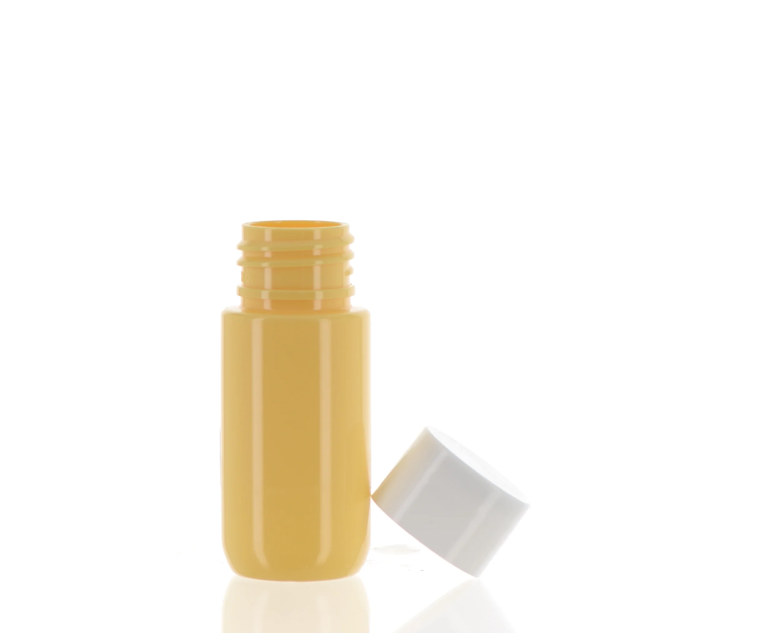 PET, Round Bottle with Screw Cap - Image 2