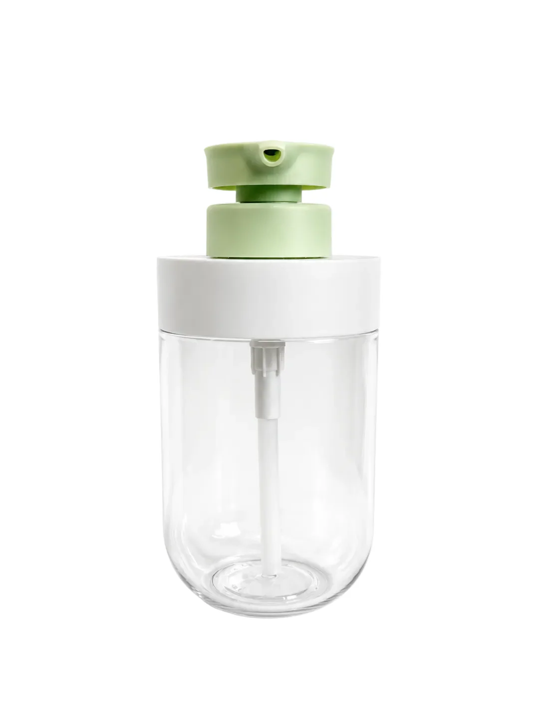 PET/PP, Lotion Pump Round Edge Bottom Bottle, 68/410 Neck