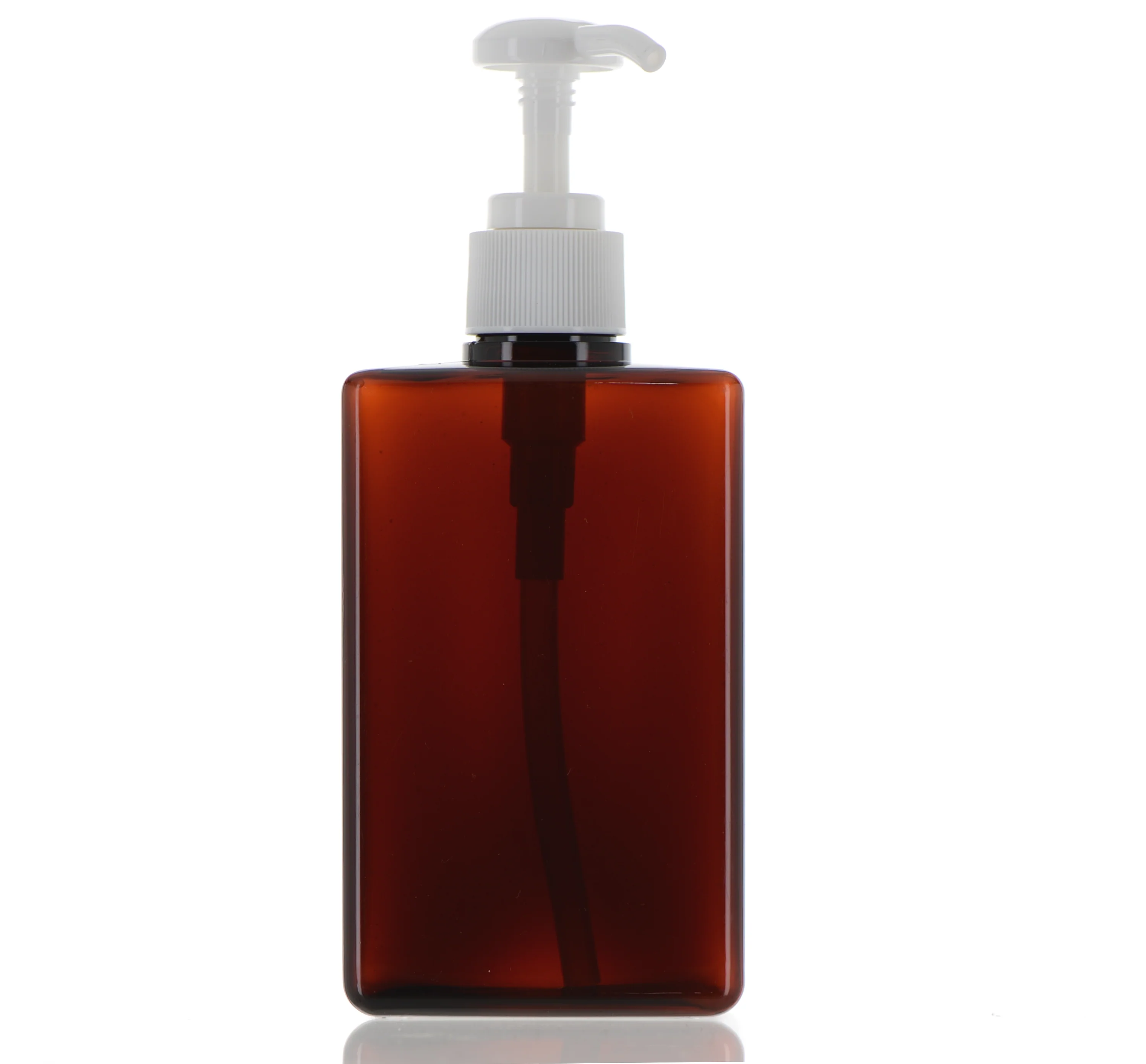 PETG, Lotion Pump Rectangular Bottle - Image 2
