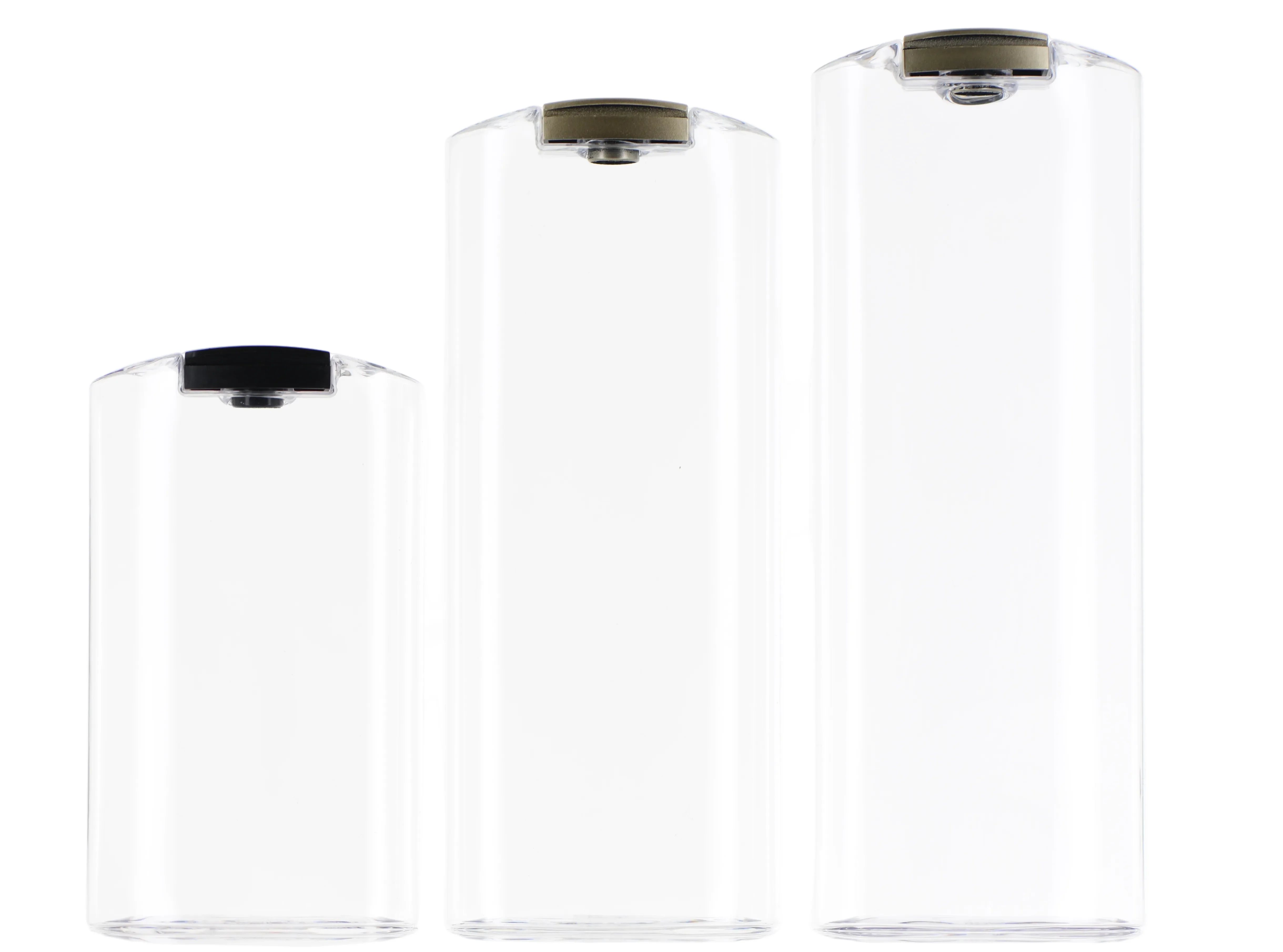 PETG, Oval Square Bottle with Flip Top Cap