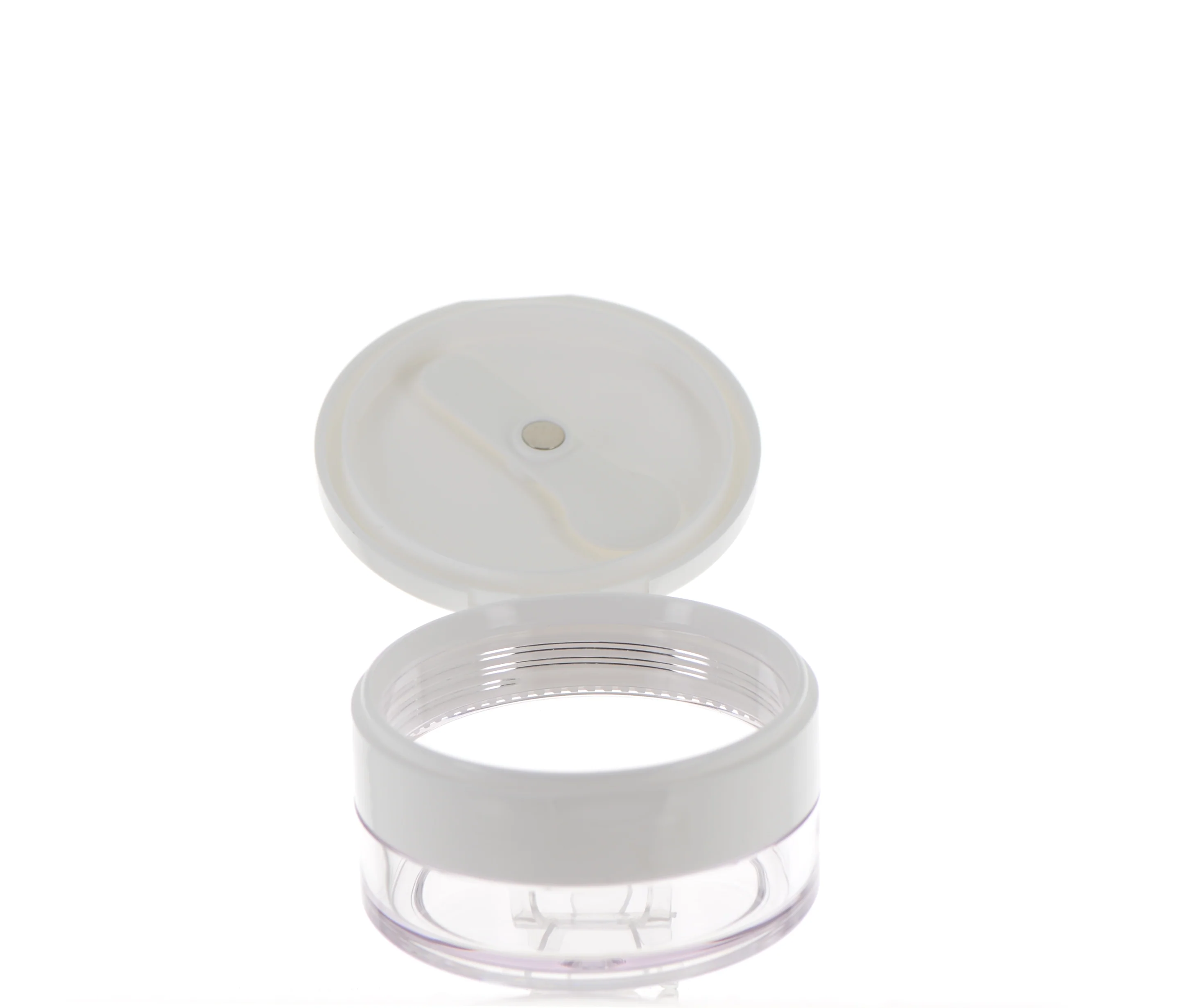 PETG/PP, Flip Top Jar with Magnetic Spatula - Image 2