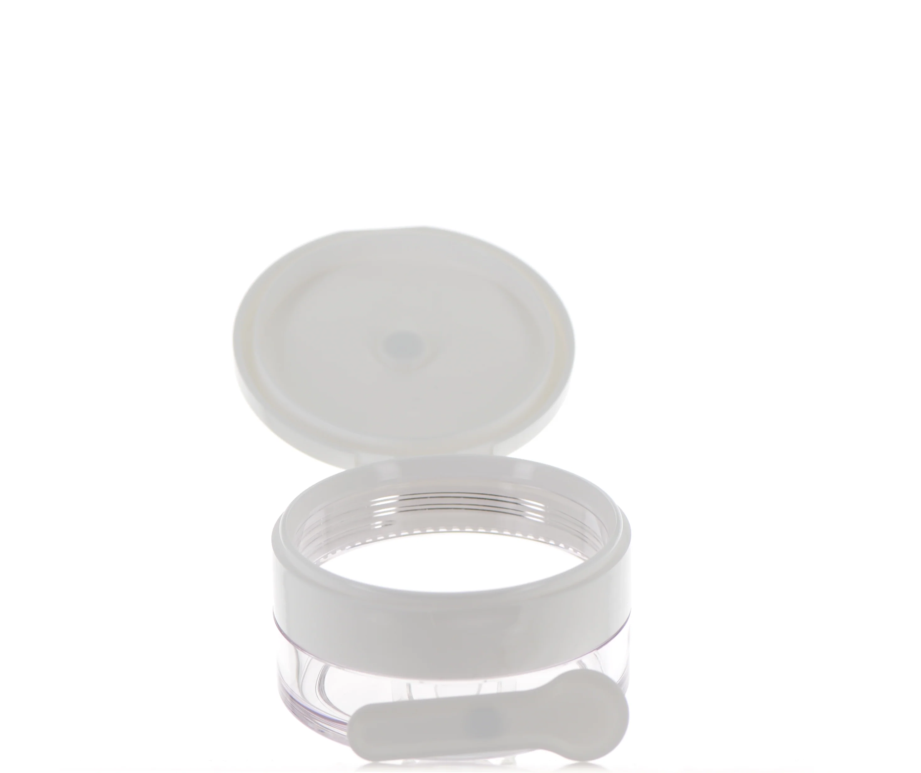 PETG/PP, Flip Top Jar with Magnetic Spatula - Image 3
