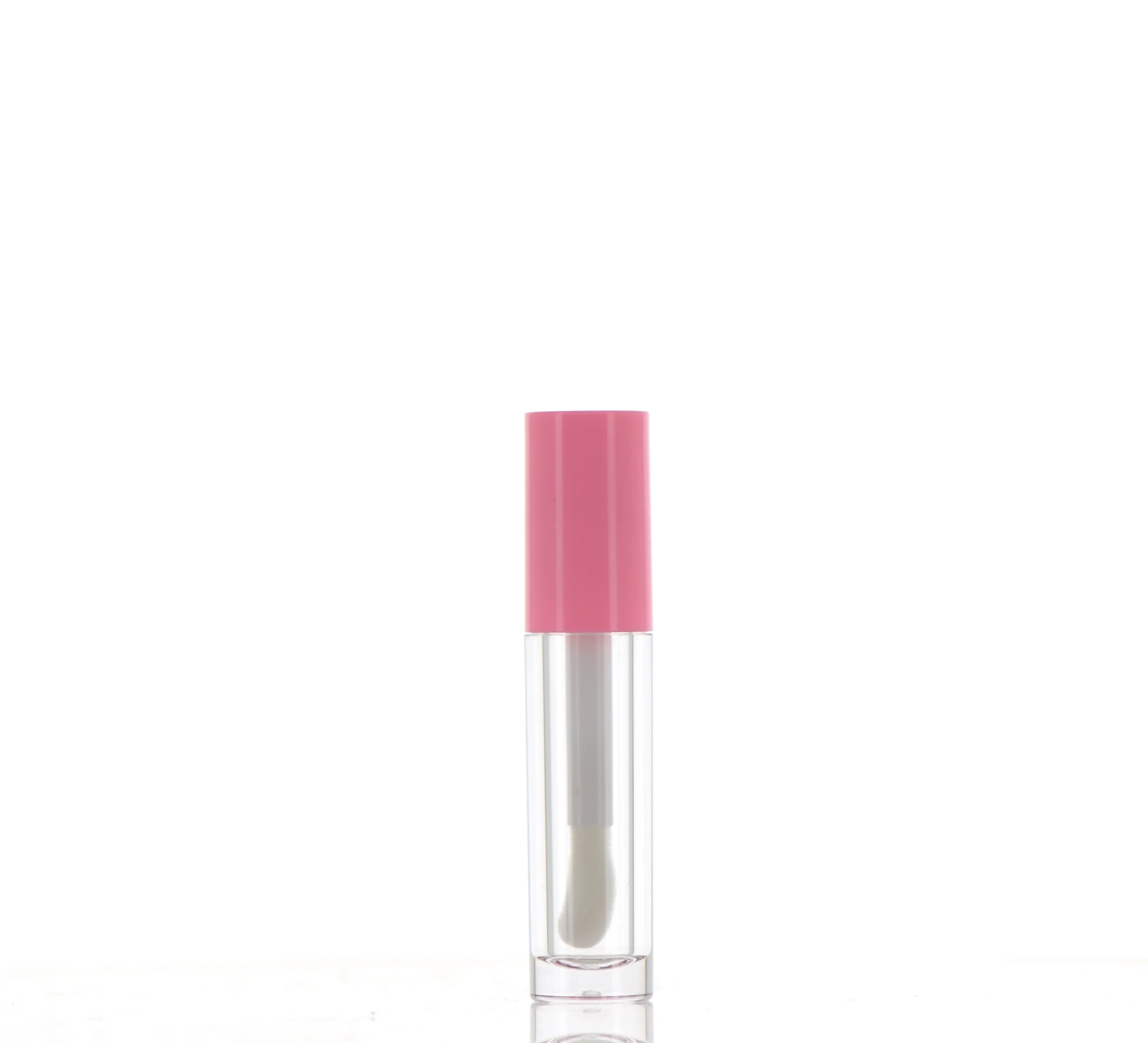 PETG, Round Lip Gloss Component with Doe Foot Applicator