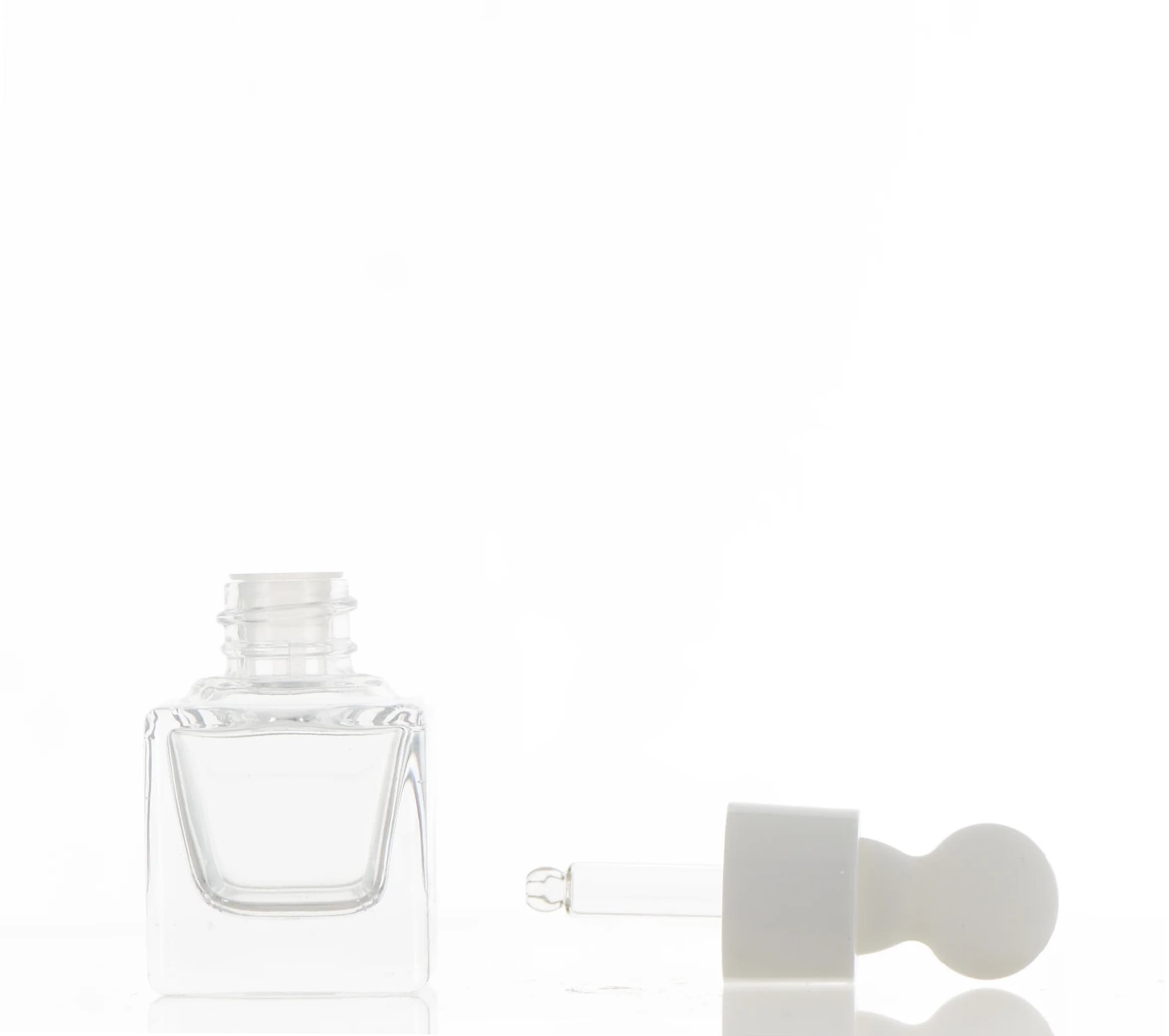 PETG/Silicone/Glass, Square Dropper Bottle - Image 2