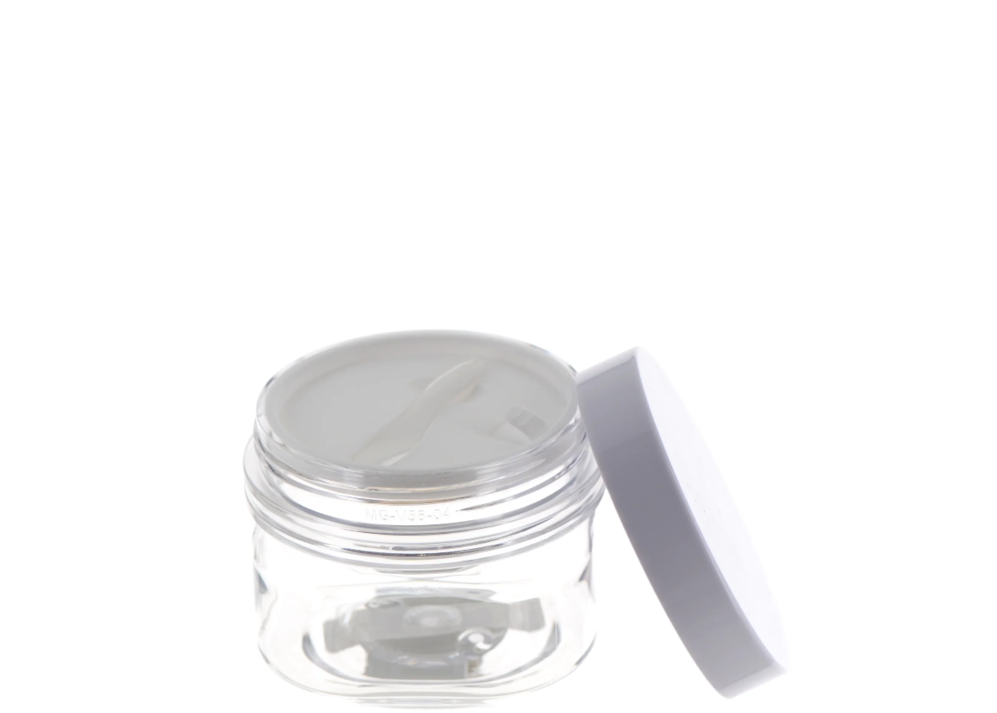 PP/ABS/PET/PE, Square Jar with Spatula - Image 2