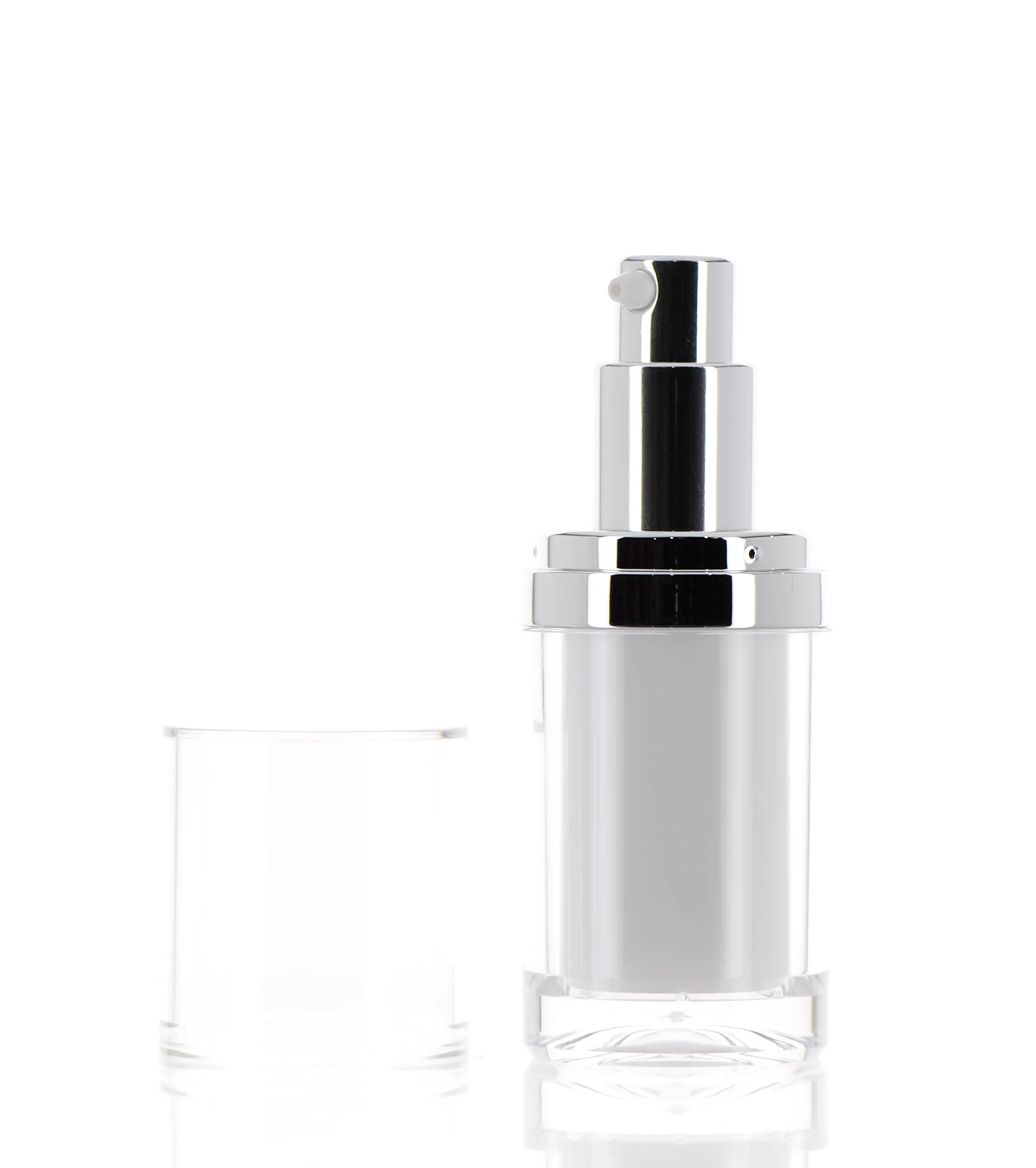 Pristine Pump Perfection: 15ml Double Wall Airless Treatment Elegance - Image 2
