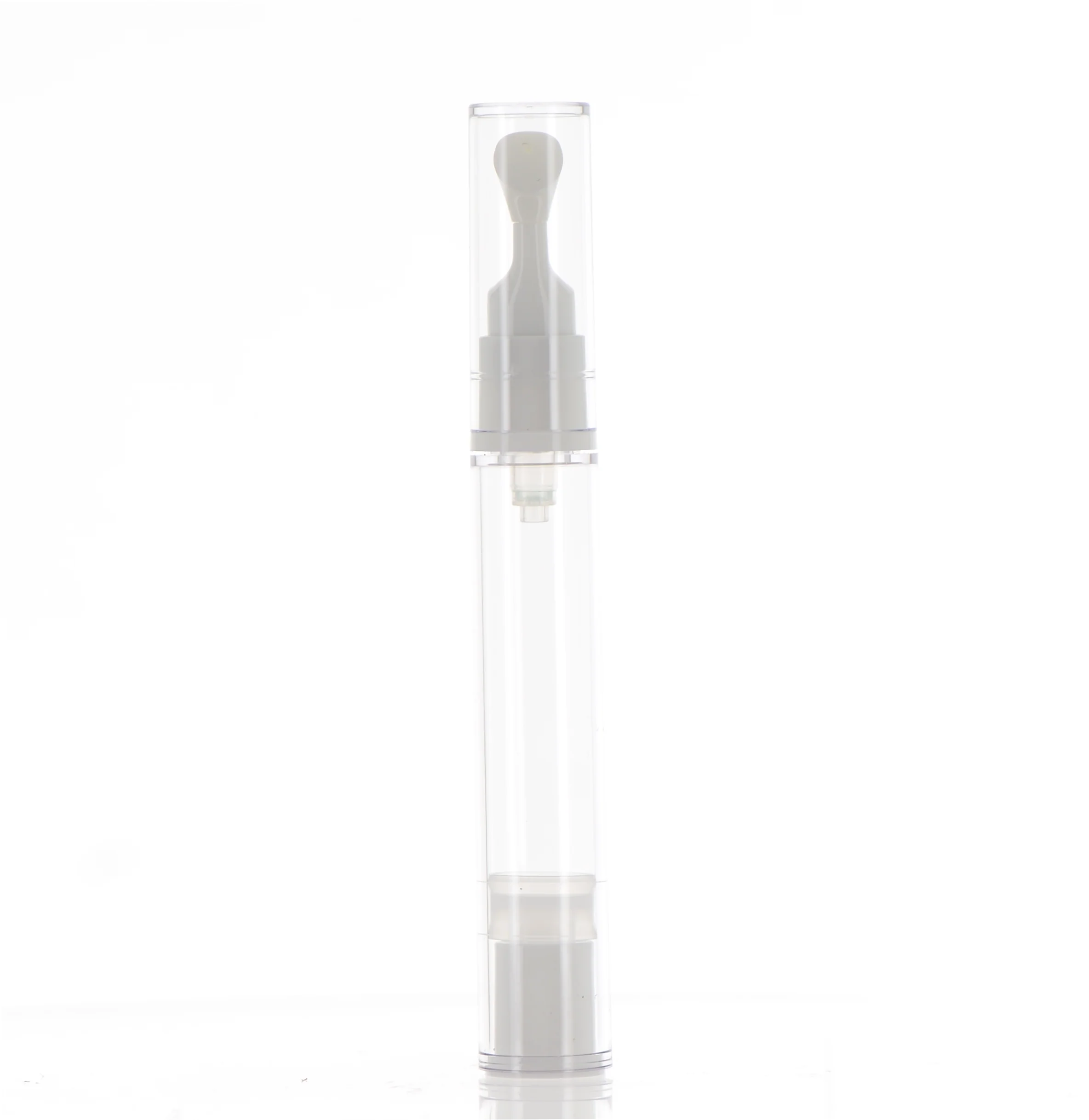 PP, Airless Bottle with Push Applicator and Over Cap - Image 4
