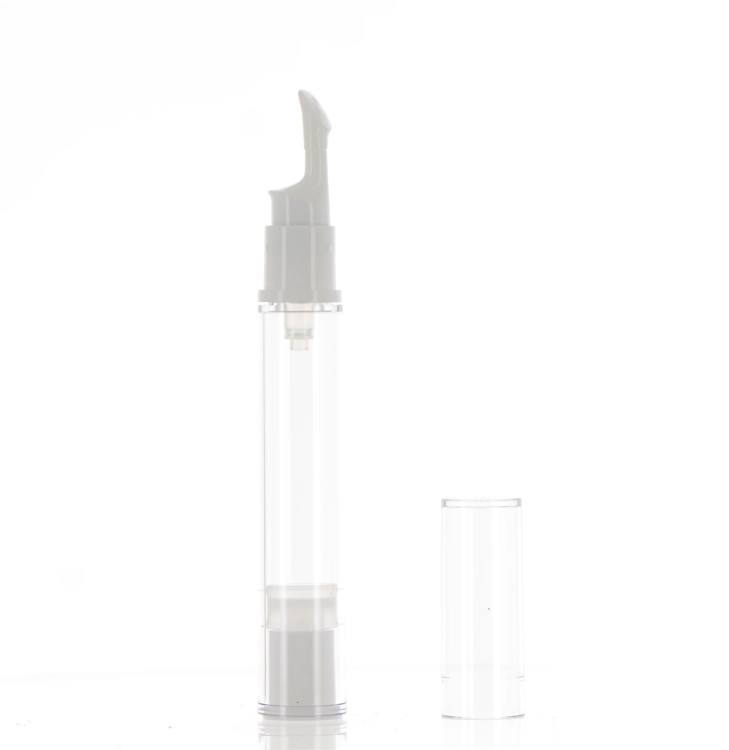 PP, Airless Bottle with Push Applicator and Over Cap - Image 5