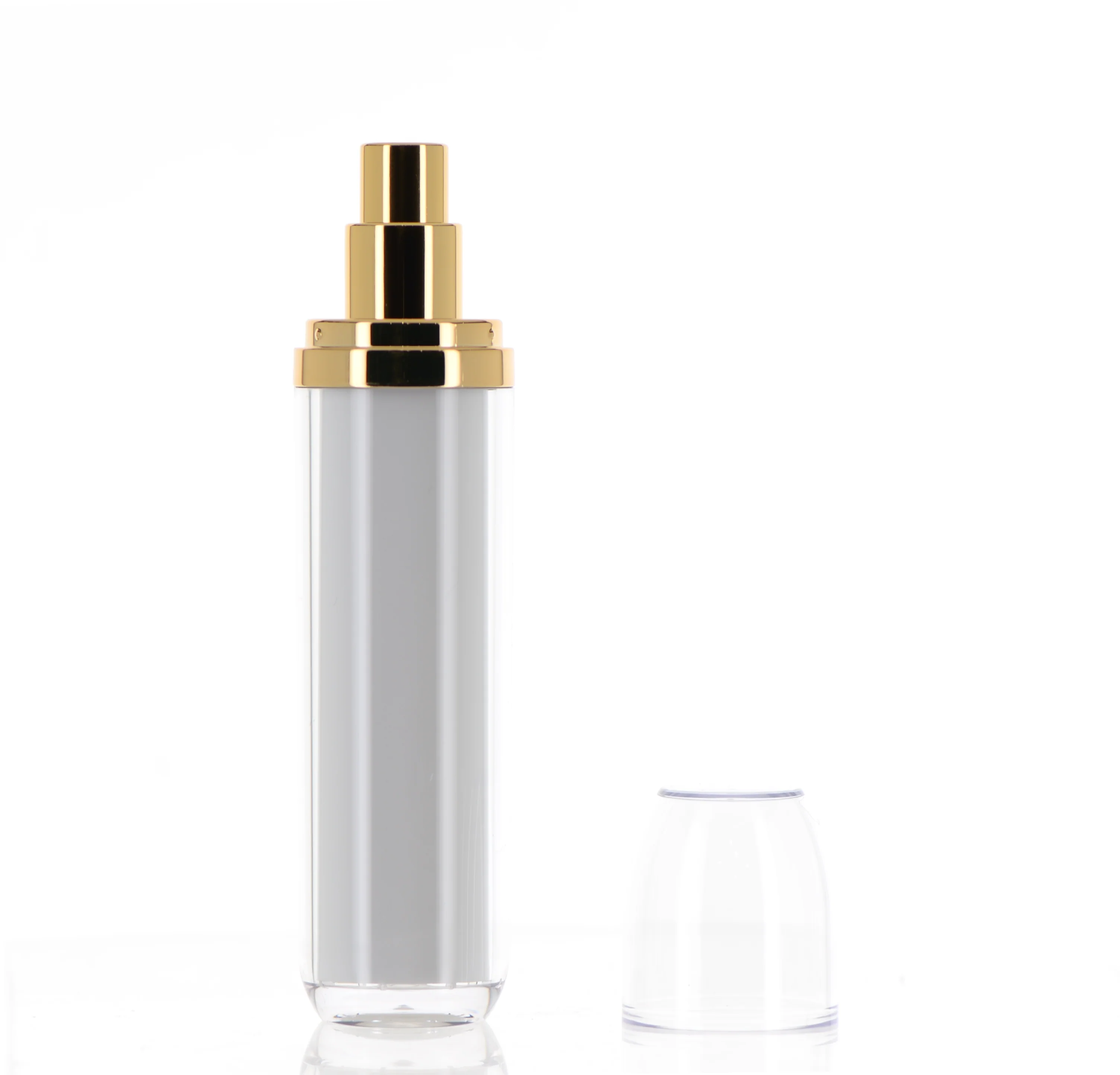 AS/METAL/PP/ABS, Double Delight: Double Wall Treatment Pump Bottle - Image 9