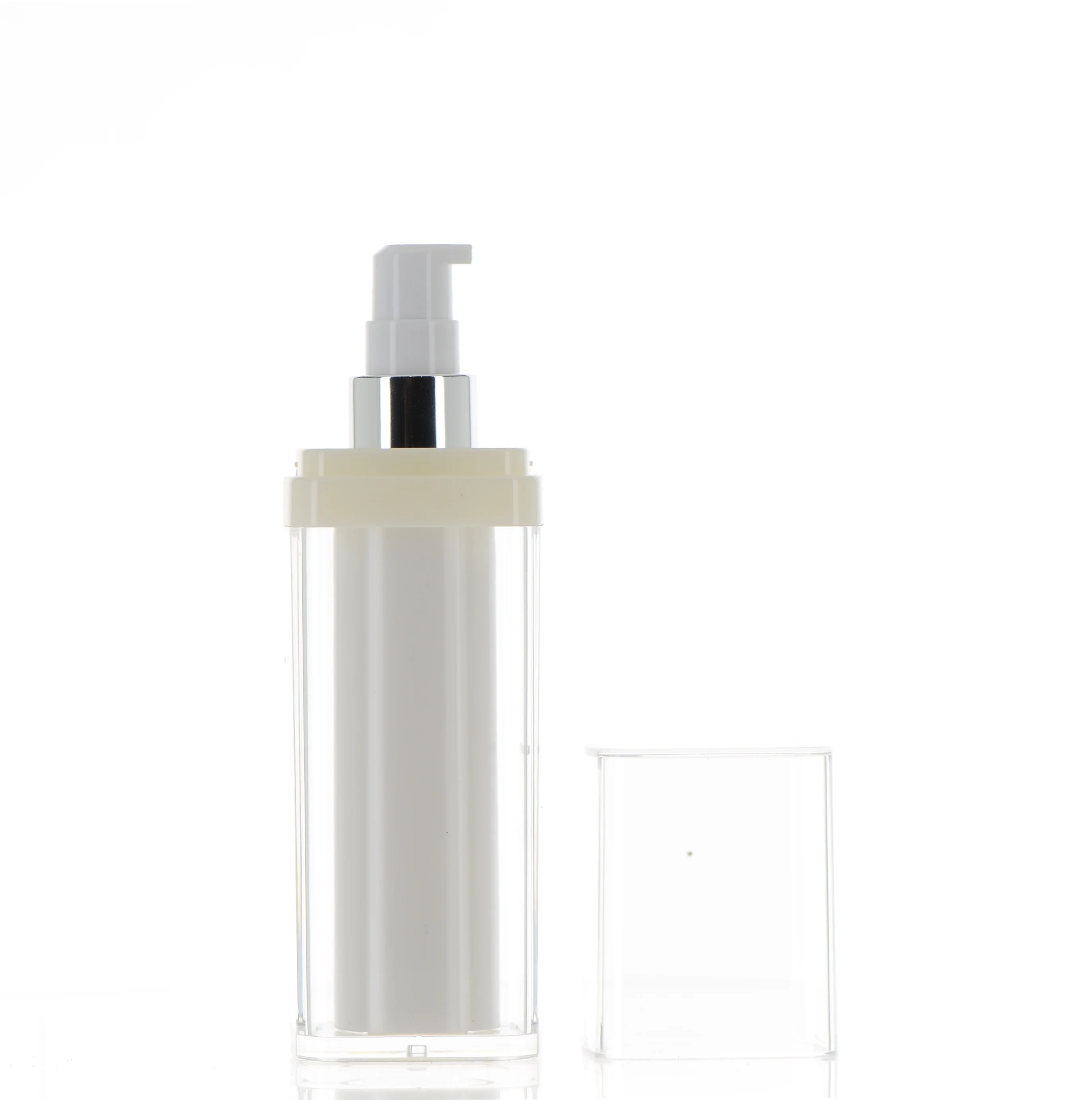 ABS/METAL/PMMA/PP, Forever Fresh Airless Treatment Pump Bottle - Image 2