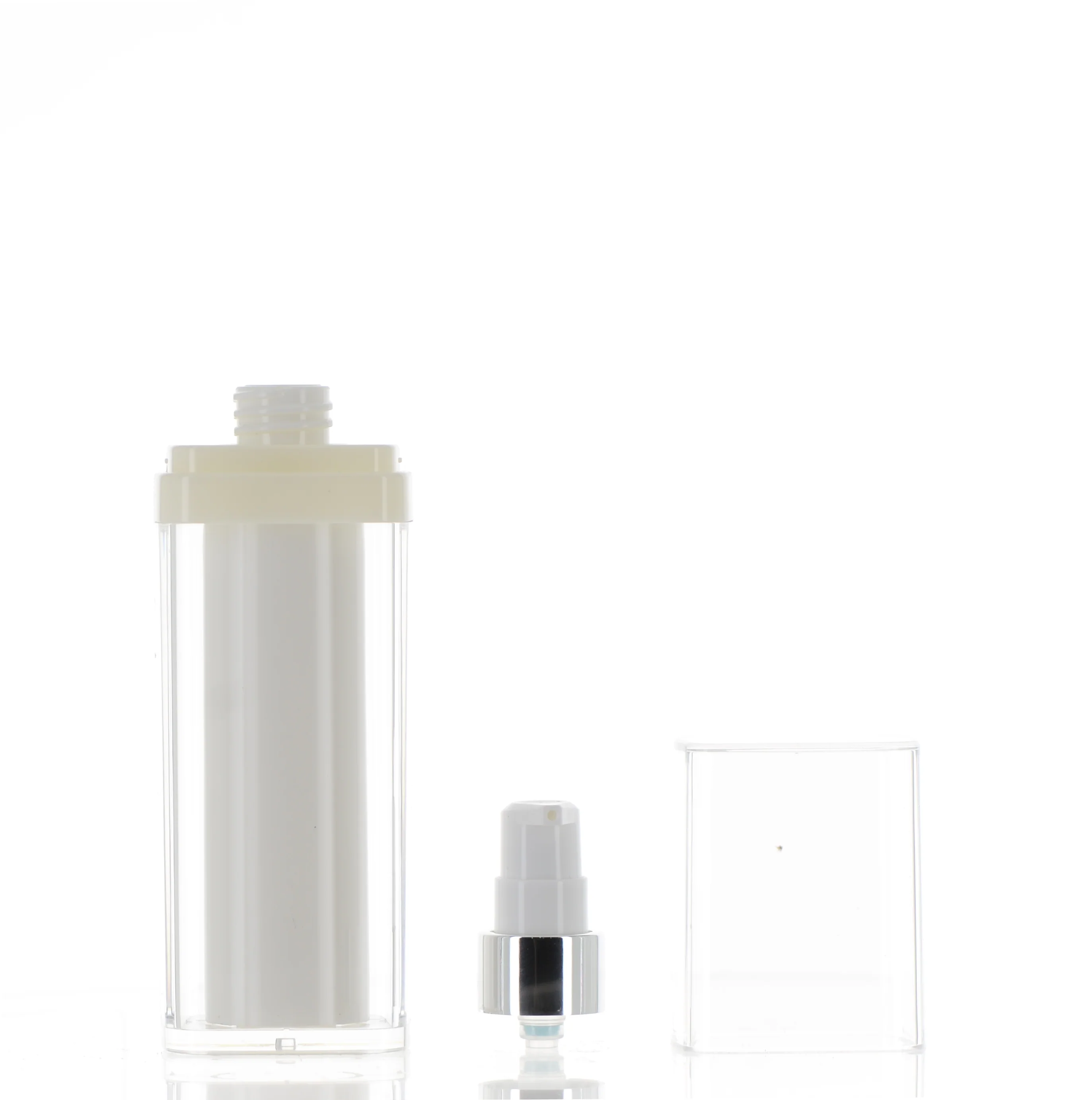 ABS/METAL/PMMA/PP, Forever Fresh Airless Treatment Pump Bottle - Image 3