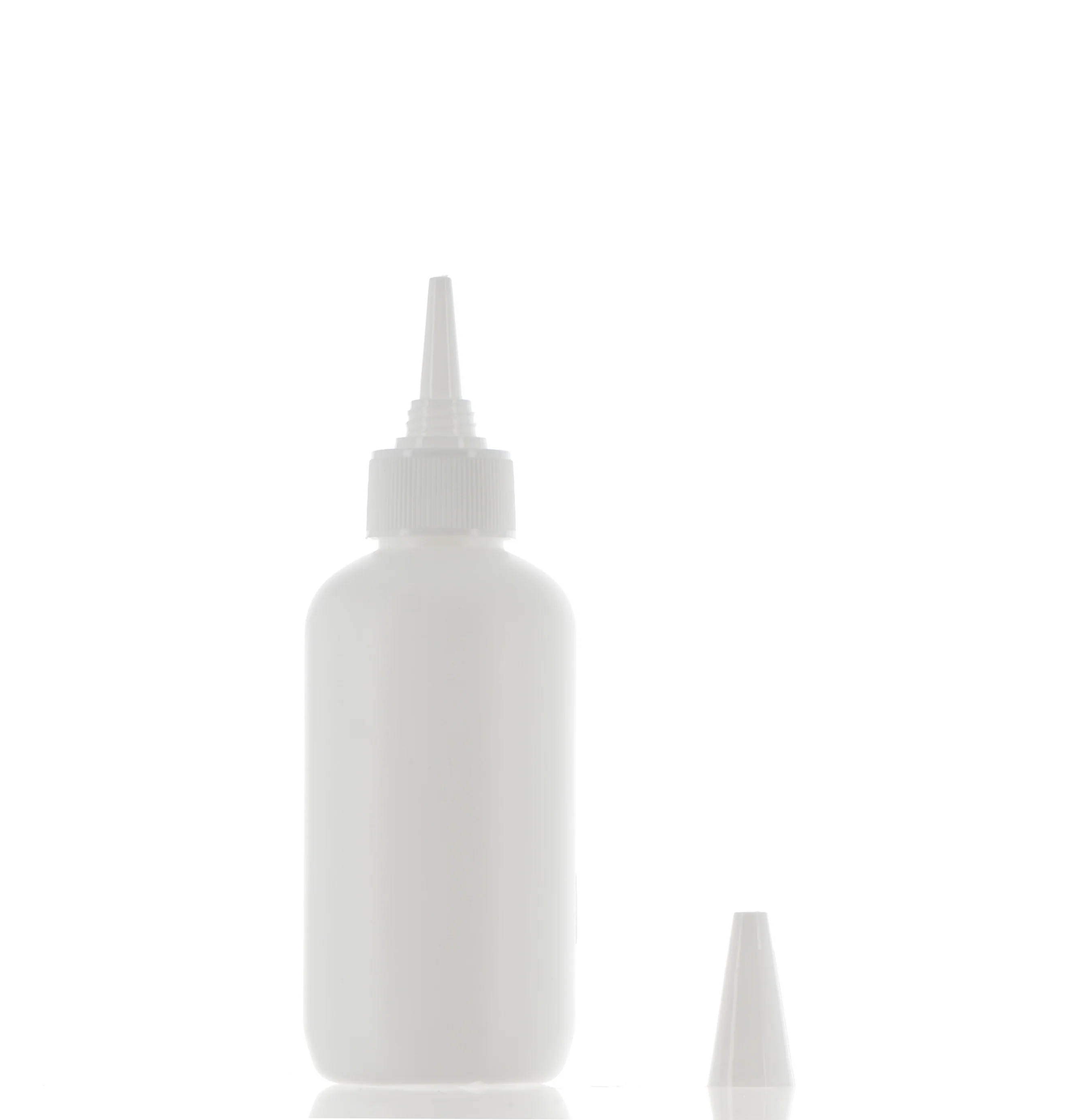 PP, Boston Round Bottle with Needle Nose Applicator - Image 2