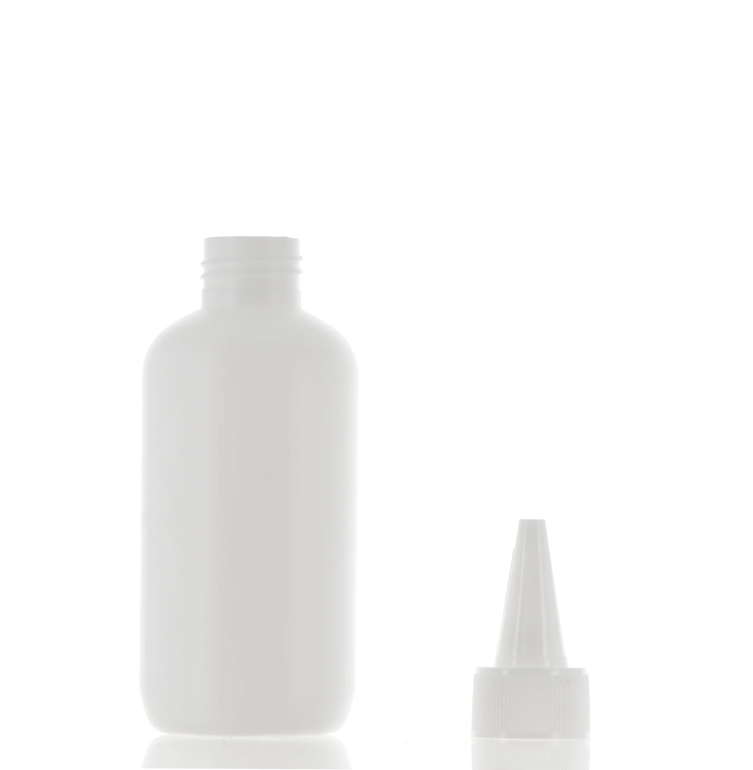 PP, Boston Round Bottle with Needle Nose Applicator - Image 3