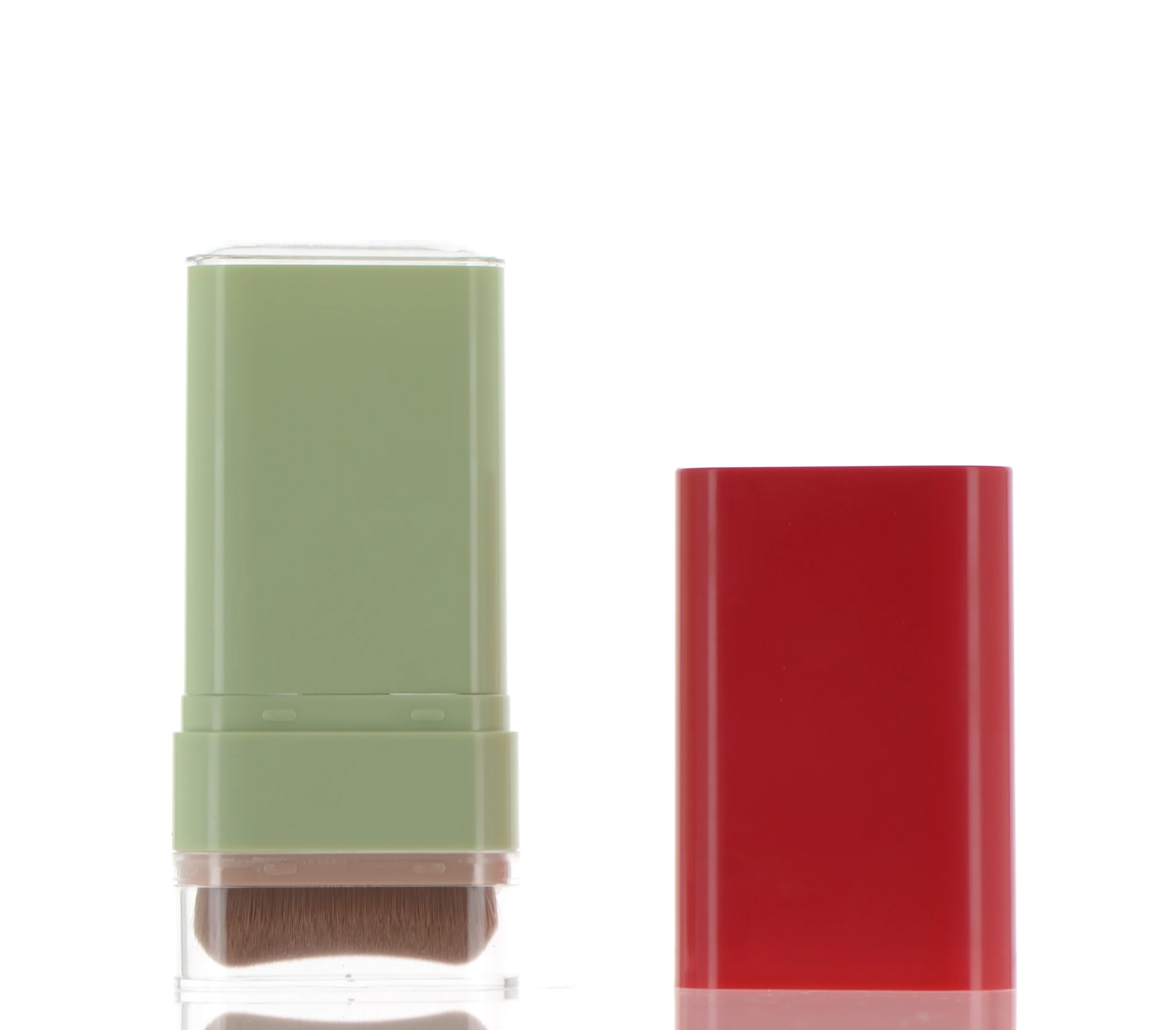 PP/ABS/AS, Cosmetic Applicator with Soft Bristle Brush - Image 2