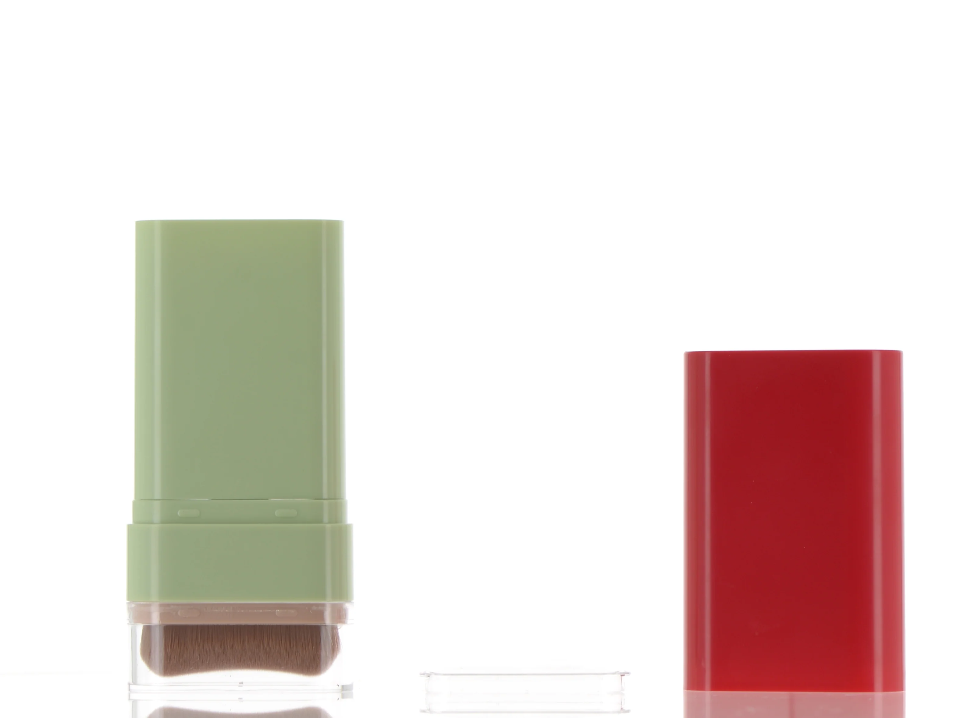PP/ABS/AS, Cosmetic Applicator with Soft Bristle Brush - Image 3