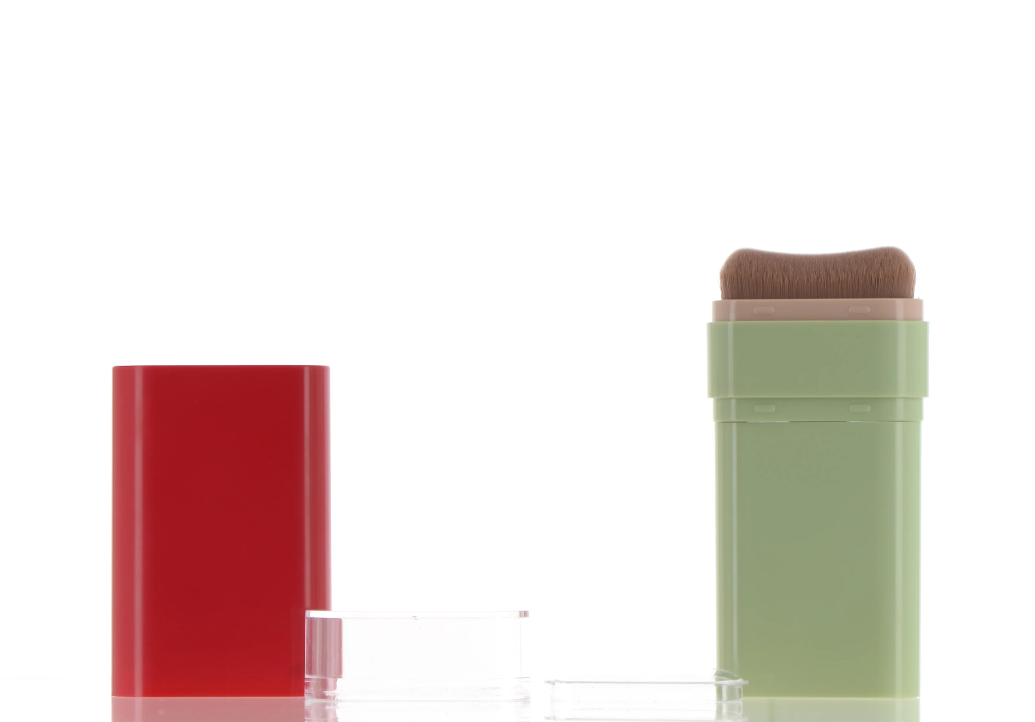 PP/ABS/AS, Cosmetic Applicator with Soft Bristle Brush - Image 4