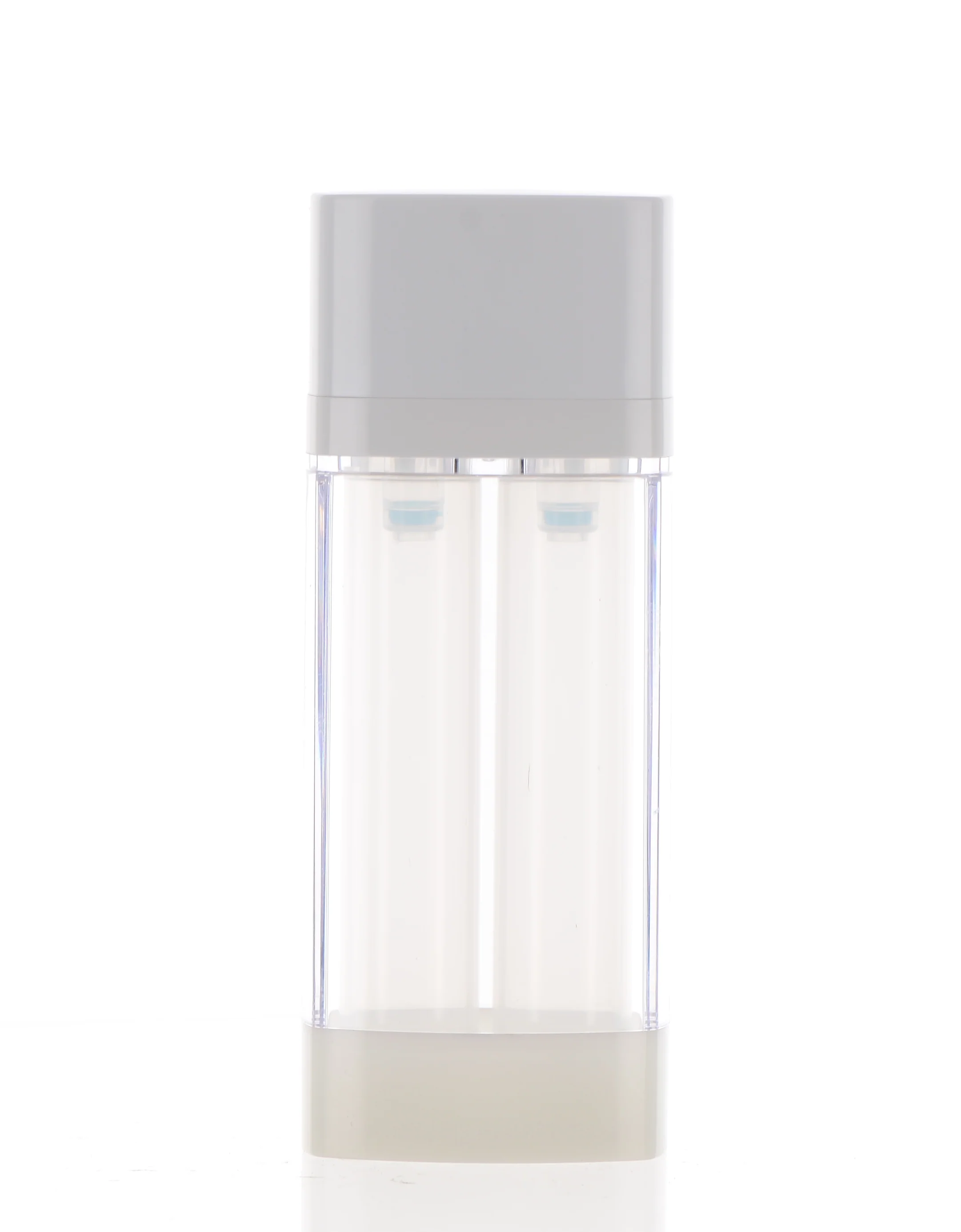 Dual Beauty Bliss: PP/ABS/AS Double Wall Dual*2 Airless Treatment Pump Bottle