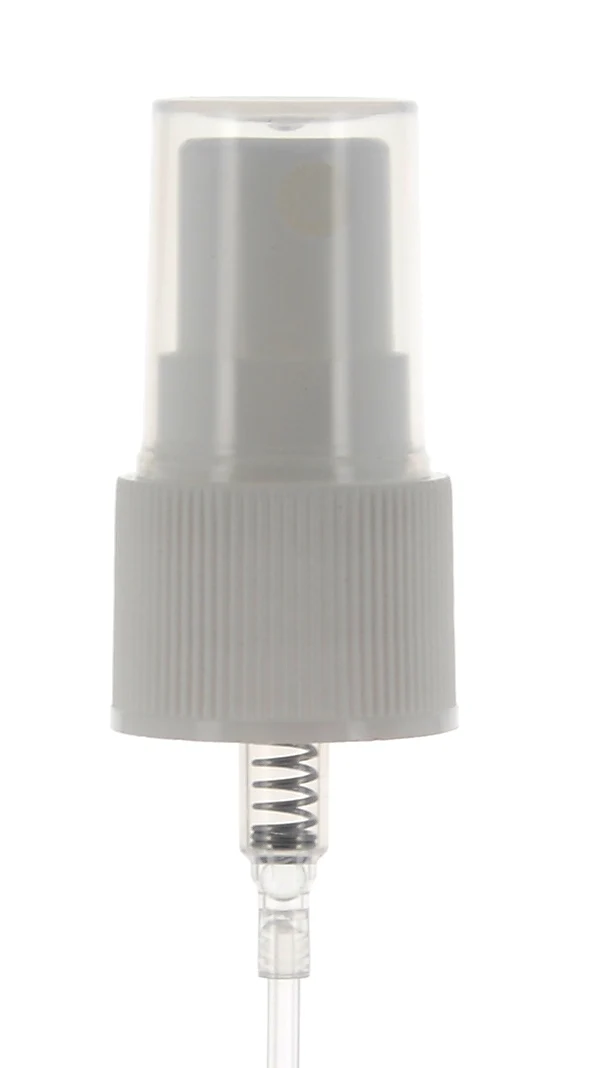 PP, Fine Mist Sprayer Pump with Over Cap, 0.15cc