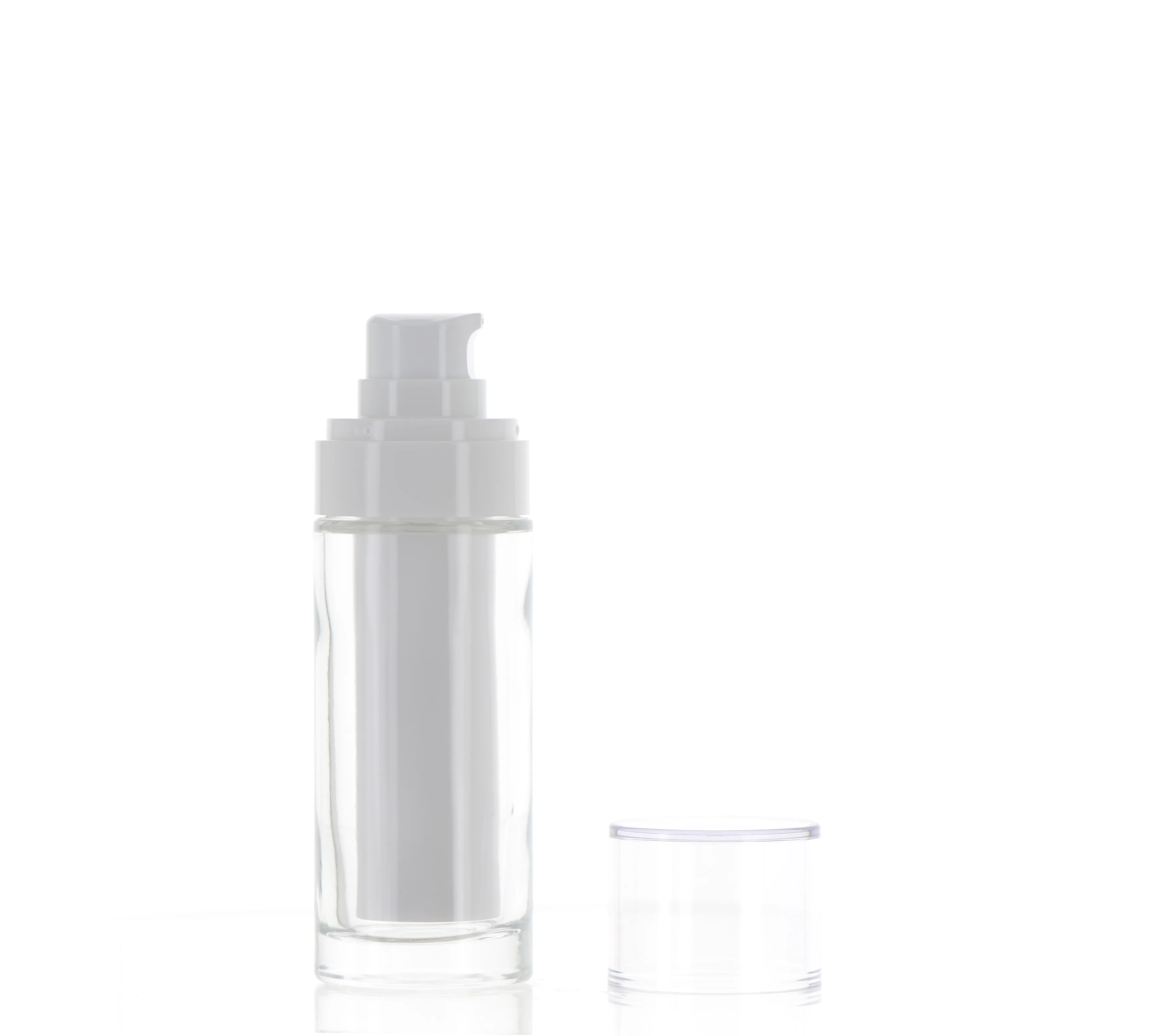 PP/GLASS/PETG, Refillable Airless Treatment Pump Bottle - Image 3