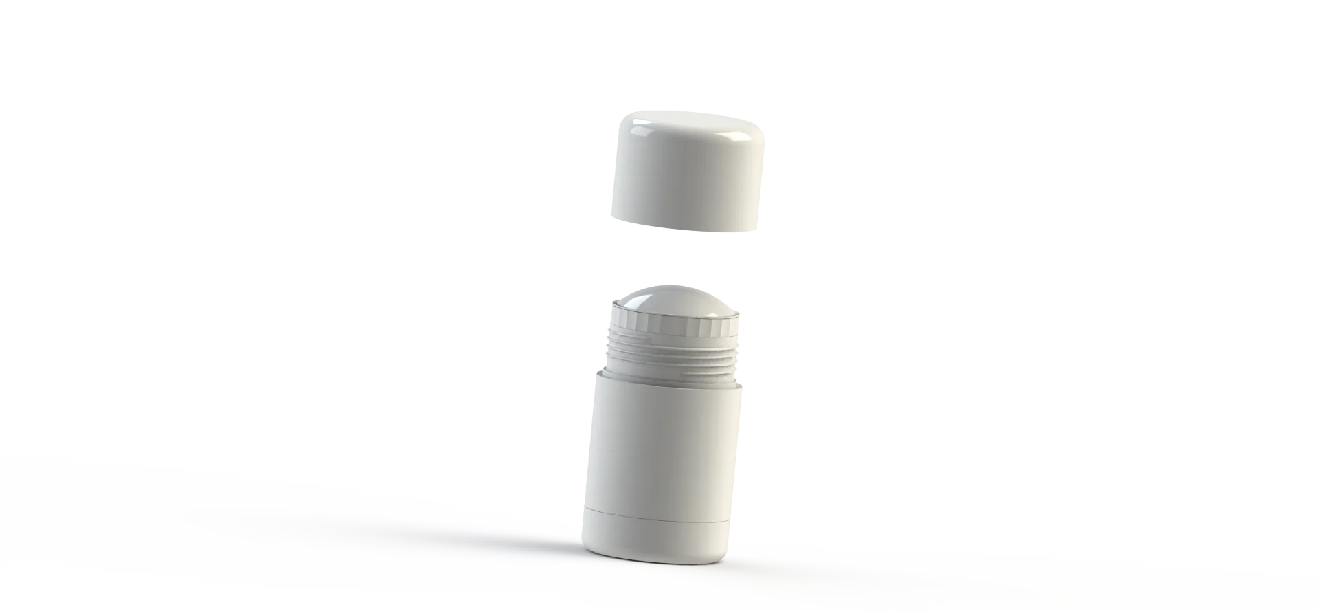 PP/PCR, Recyclable Refillable Deodorant Stick Bottle - Image 3