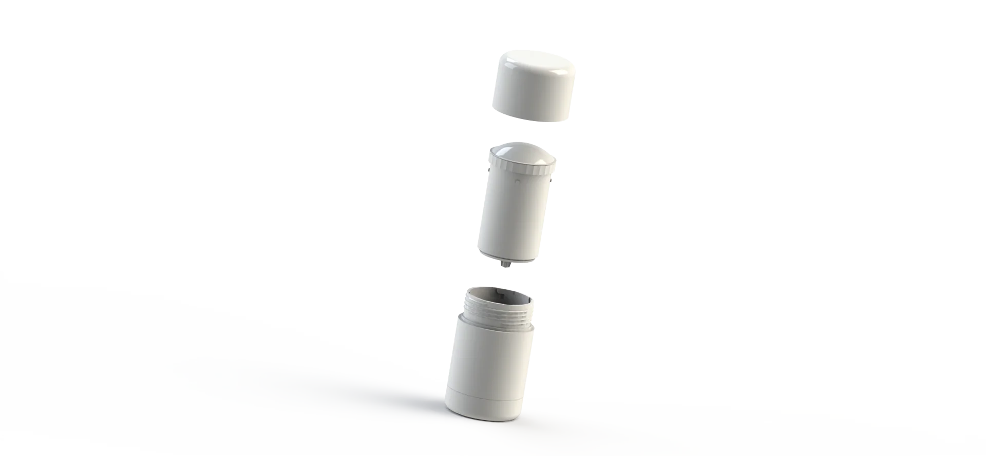 PP/PCR, Recyclable Refillable Deodorant Stick Bottle - Image 4