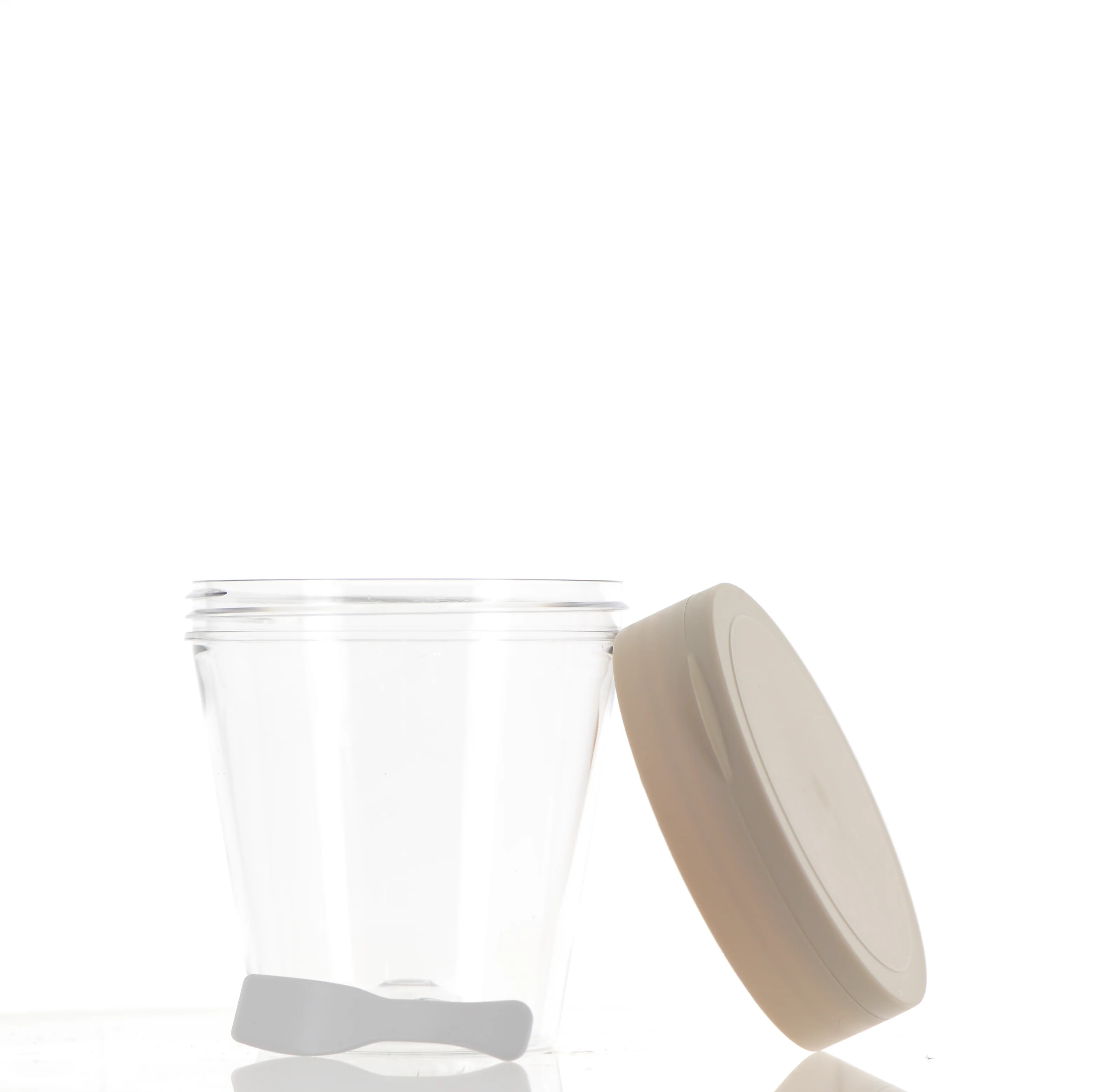 PP/PET, Round Tapered Jar with Spatula Applicator - Image 3