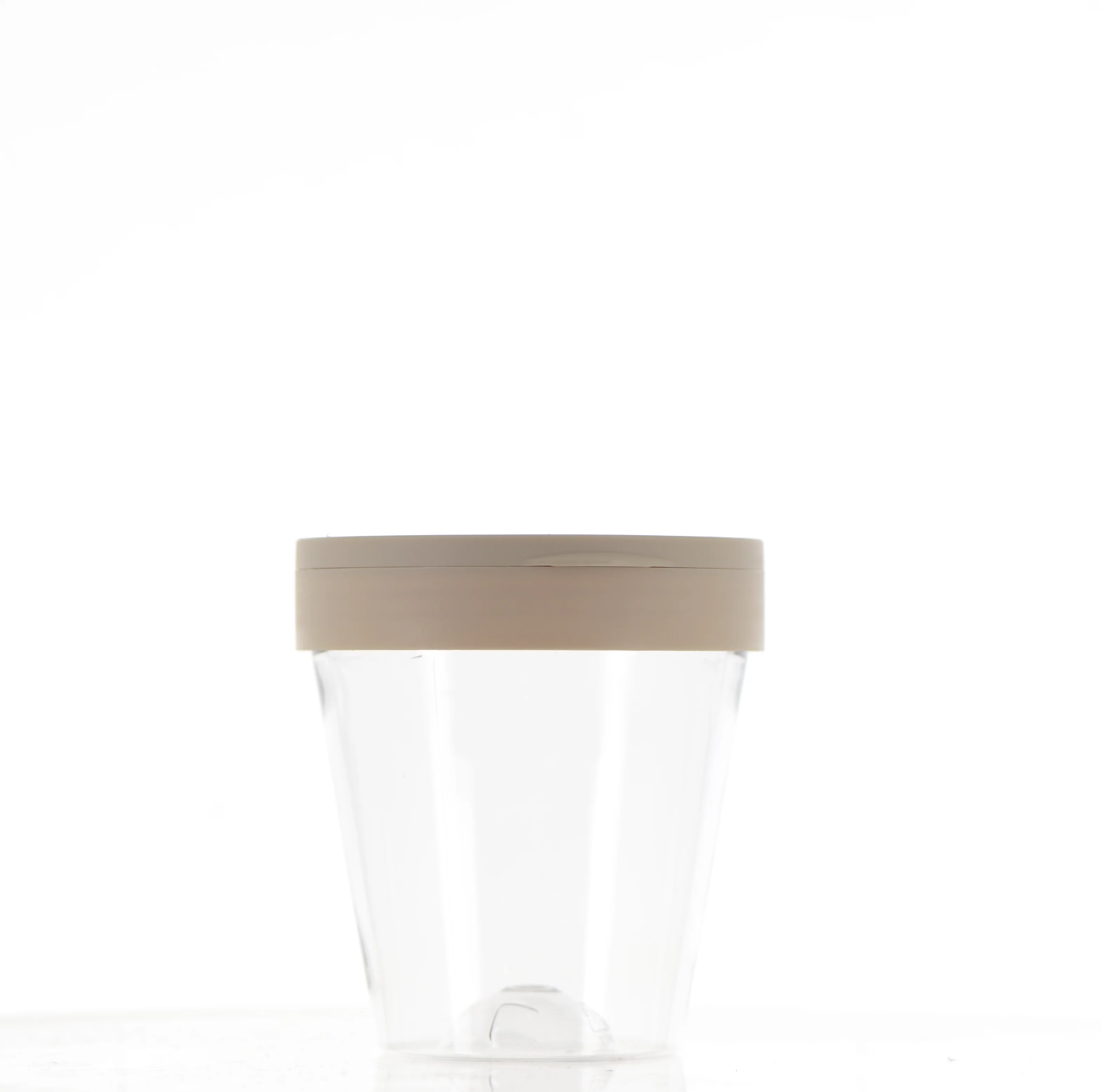 PP/PET, Round Tapered Jar with Spatula Applicator - Image 4