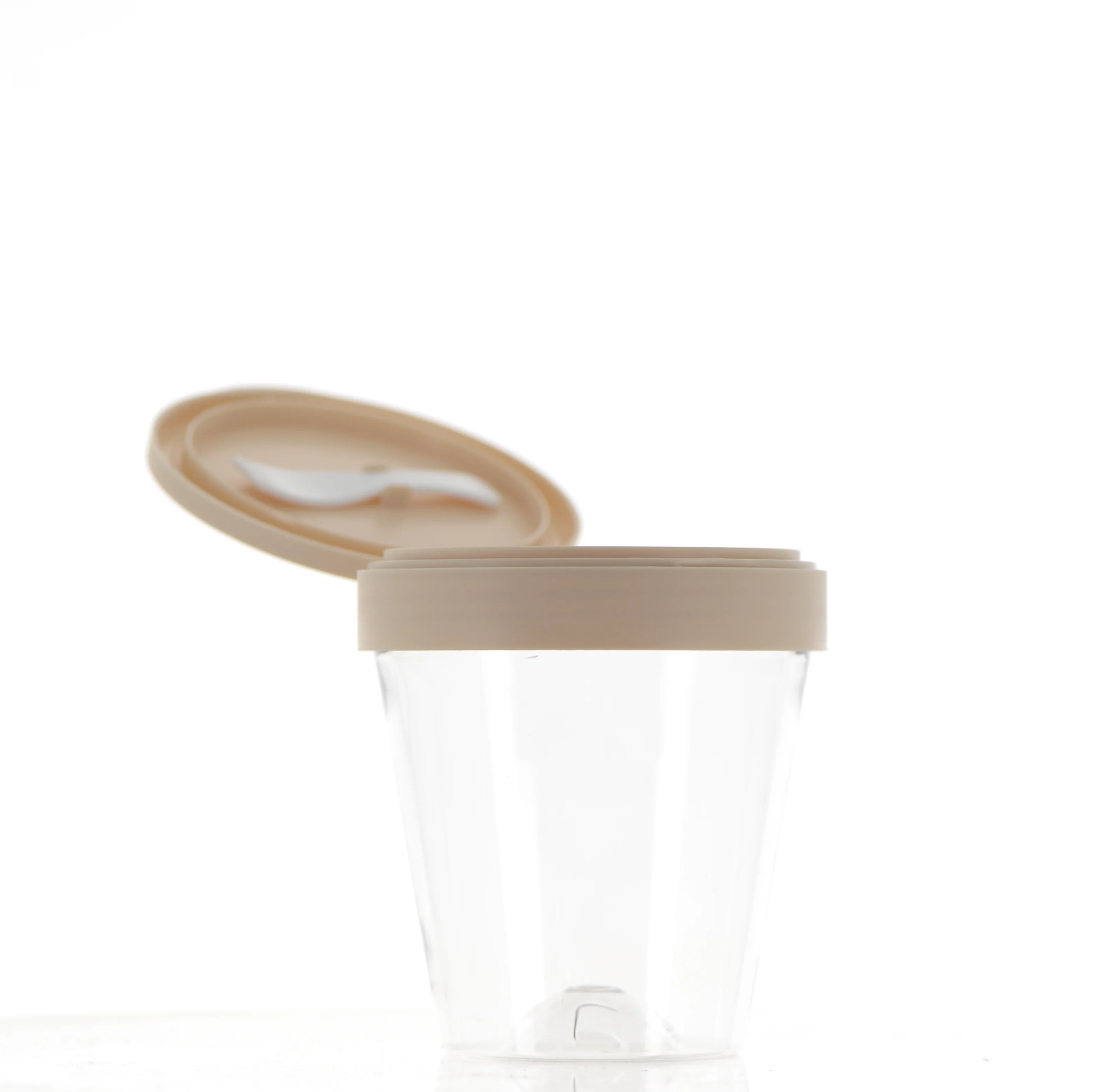 PP/PET, Round Tapered Jar with Spatula Applicator - Image 5