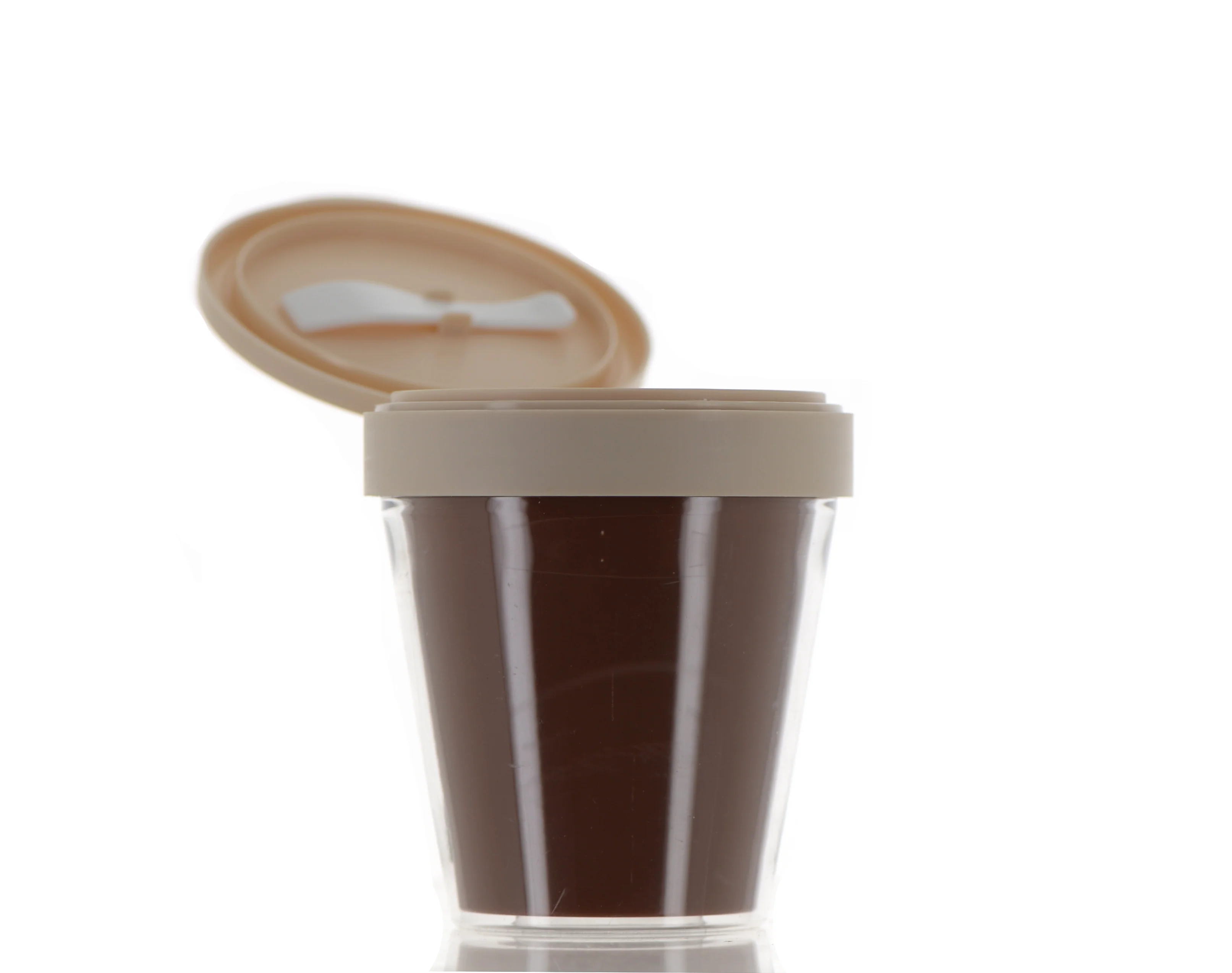 PP/PET, Round Tapered Jar with Spatula Applicator - Image 8