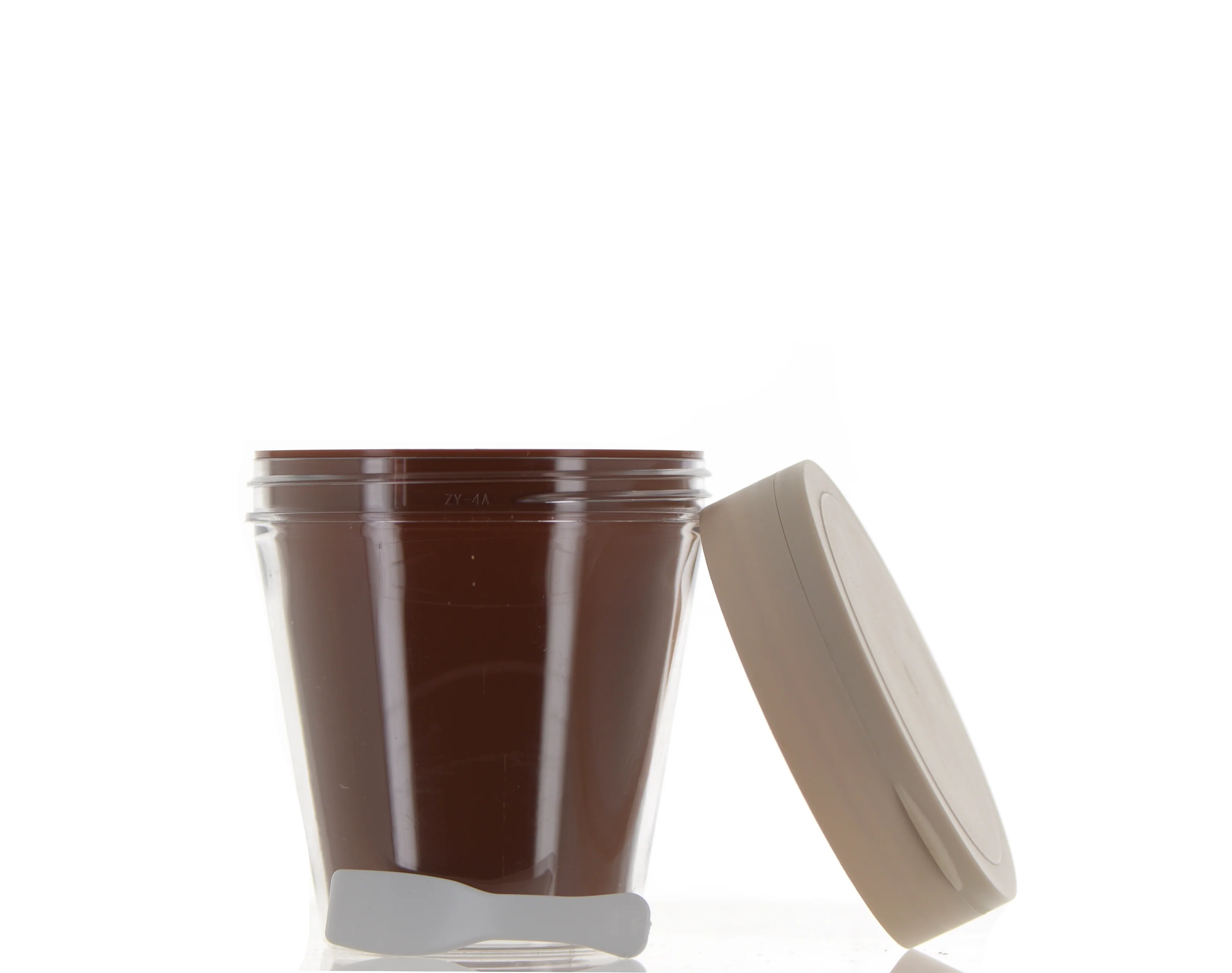 PP/PET, Round Tapered Jar with Spatula Applicator - Image 9