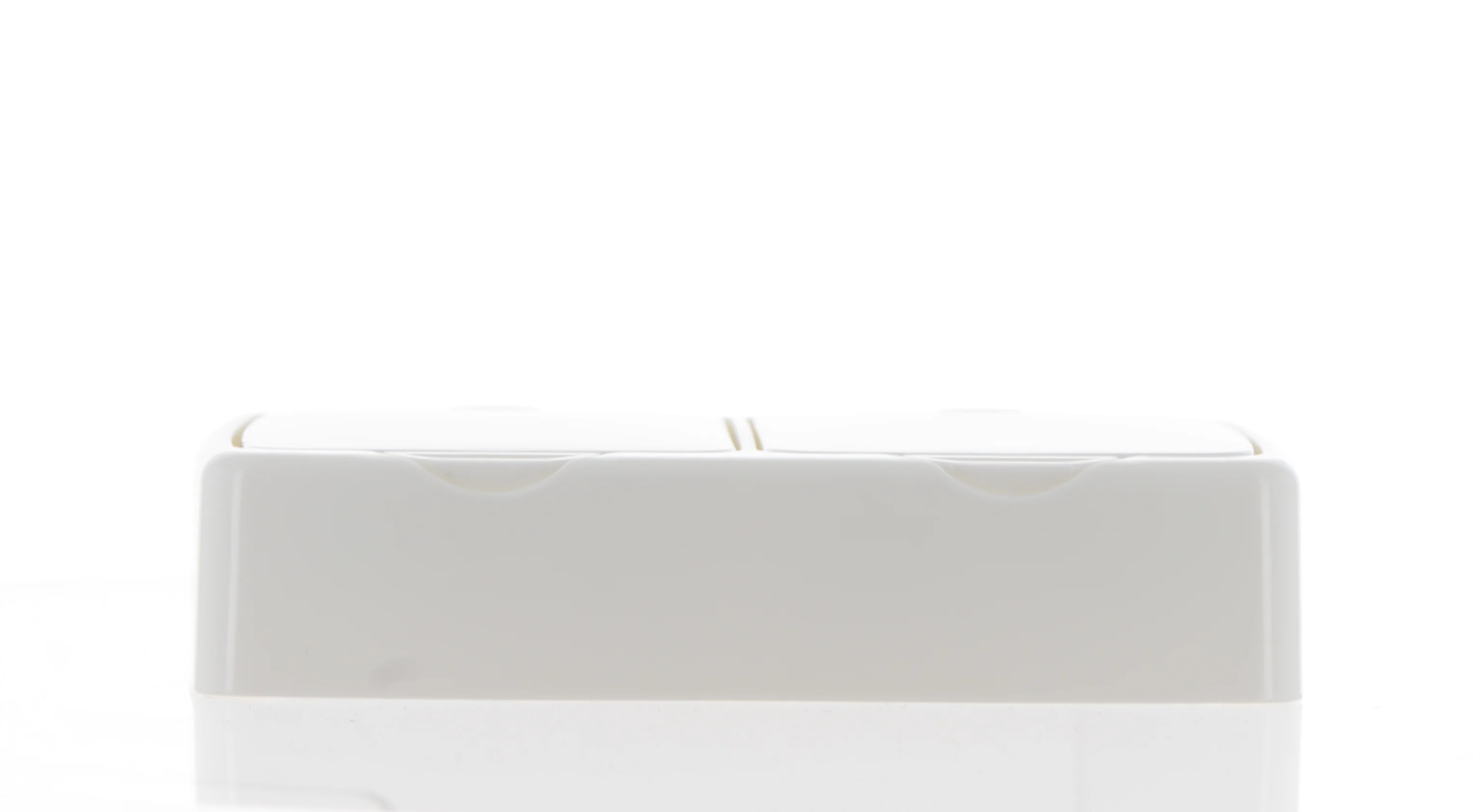 PP, Rectangle Double Case Compartment