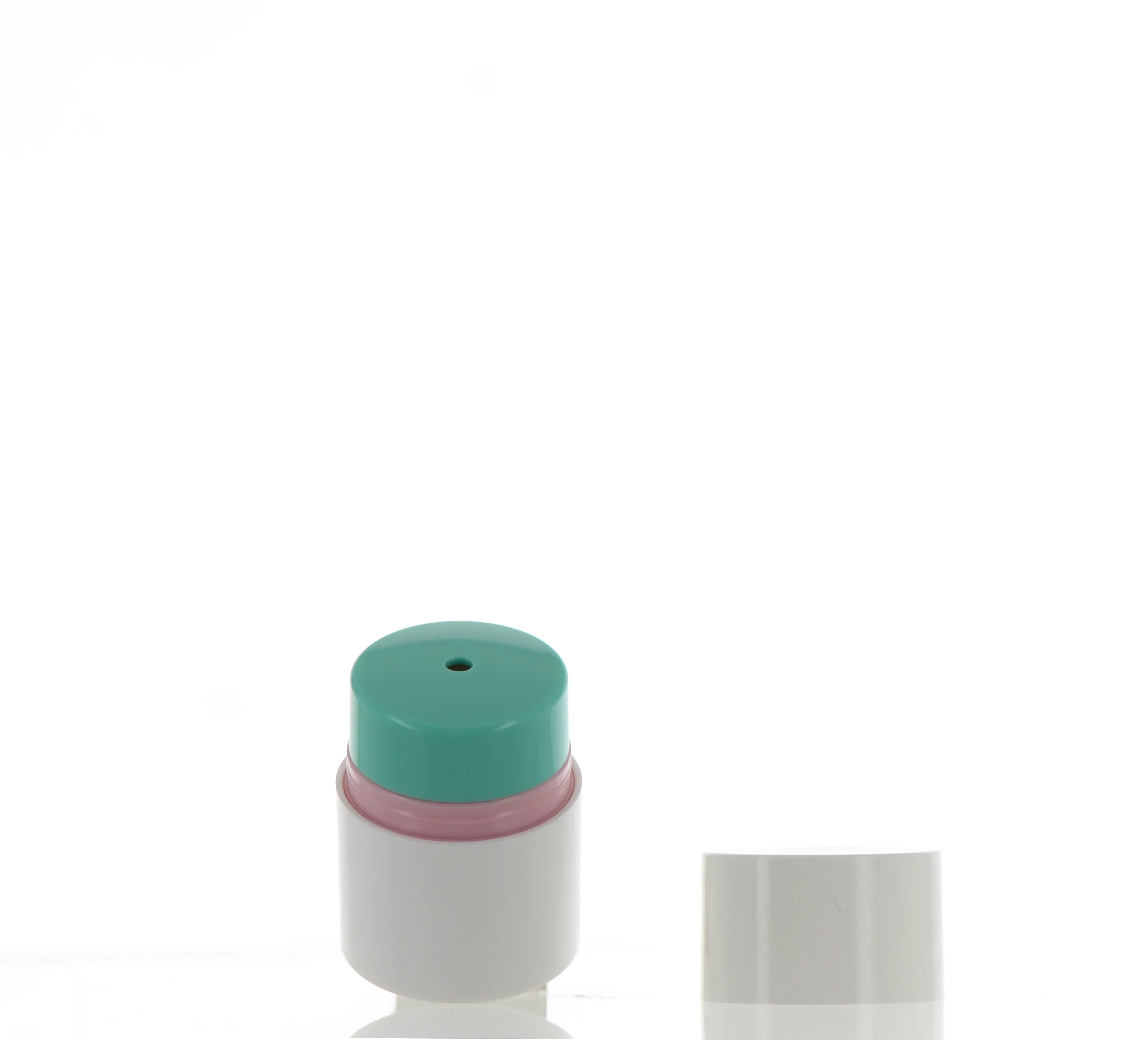 PP, Retractable Twist Round Cosmetic Applicator Jar / Lip Balm Component - Image 2