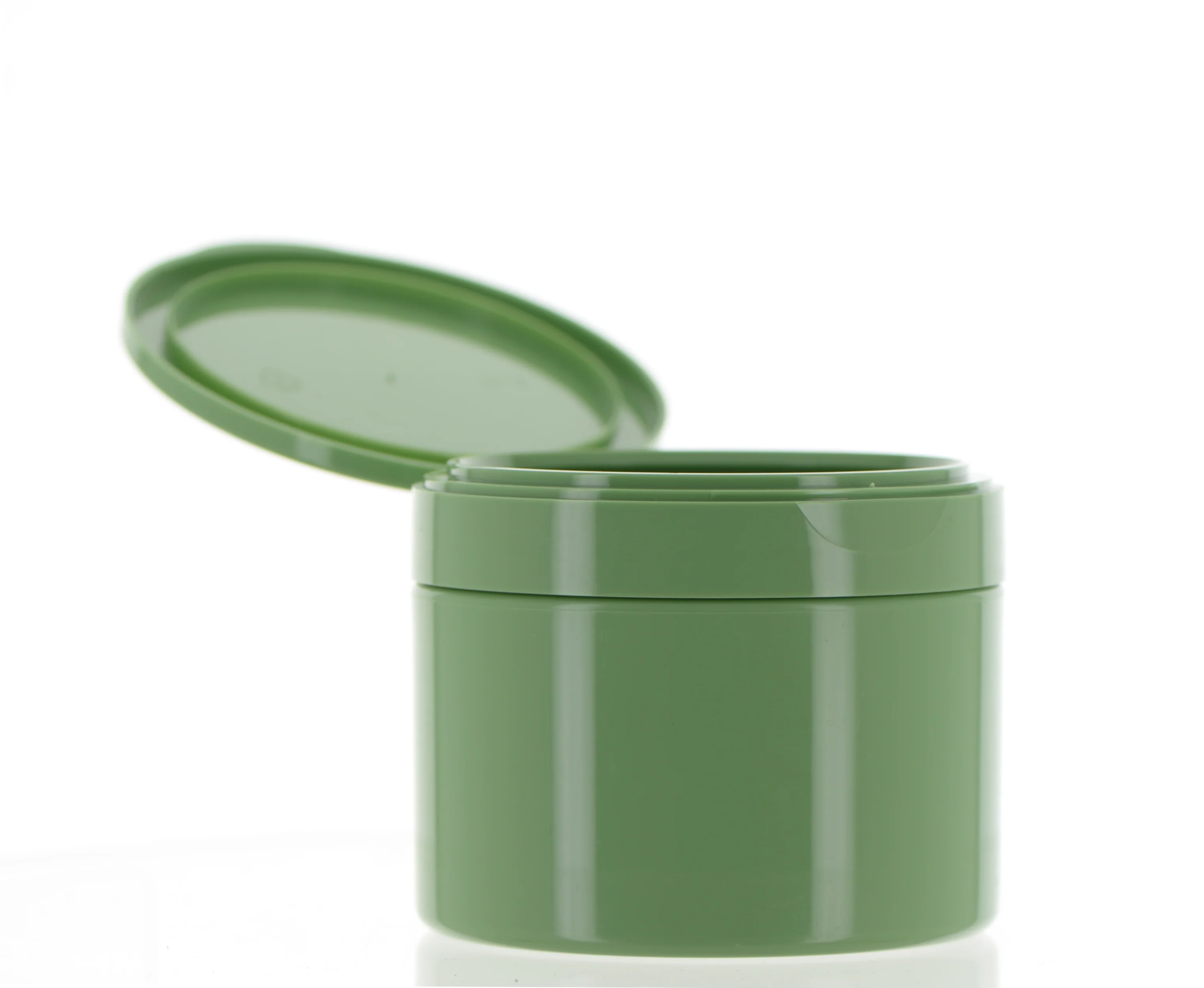 PP, Round Jar with Flip Top Cap - Image 2