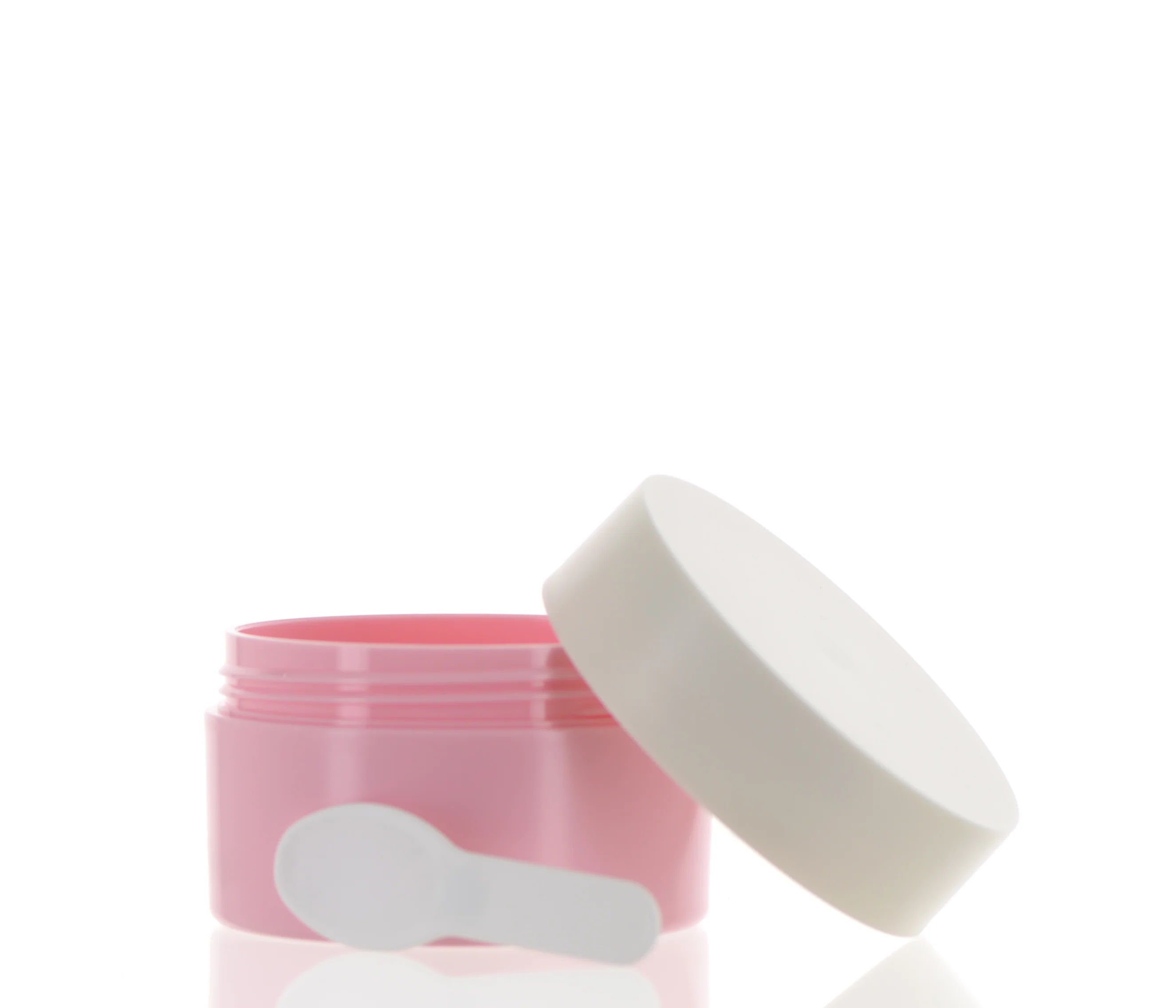 PP, Round Jar with Magnetic Spatula - Image 2