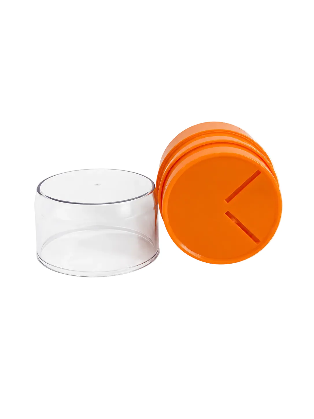 PP, Round Jar with Grinder - Image 2