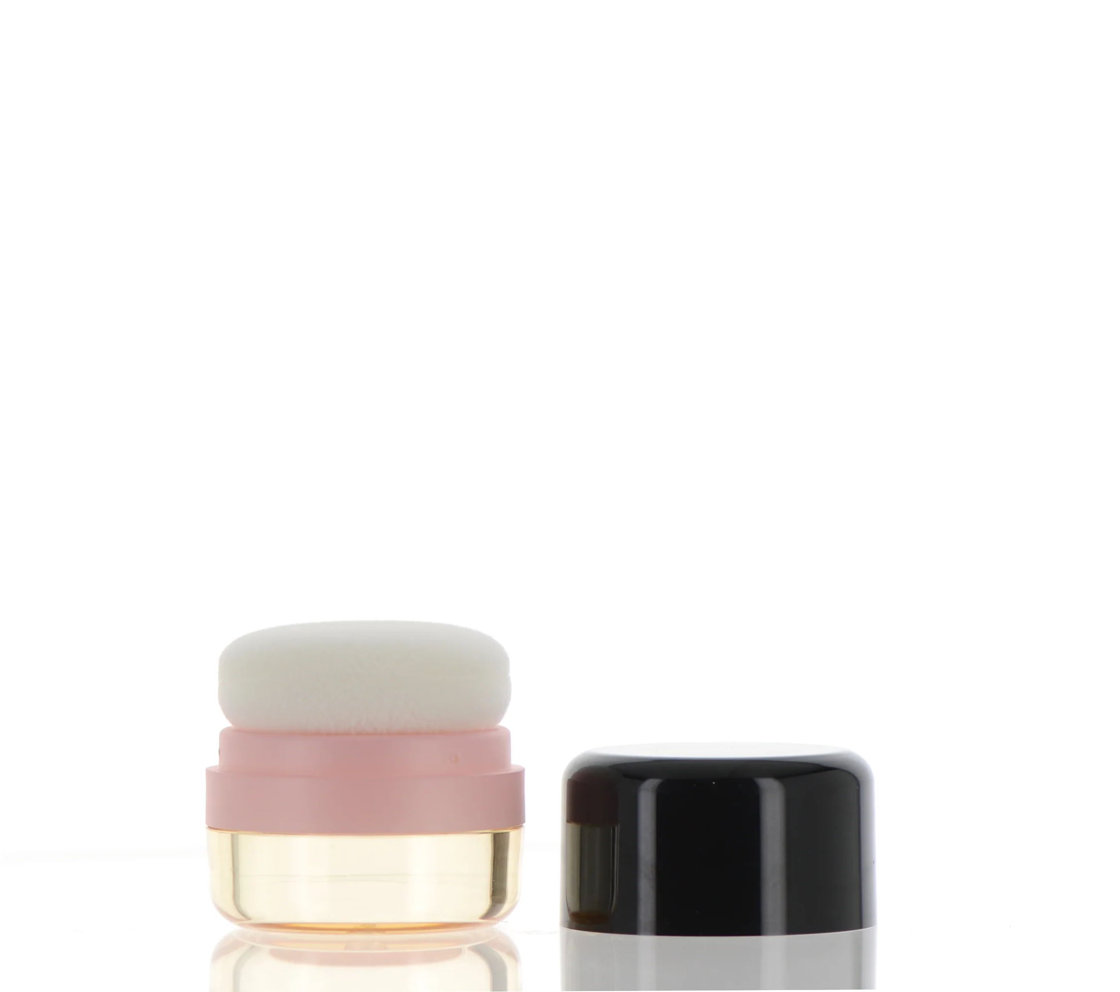 PS/PP, Powder Jar with Sponge Applicator - Image 2