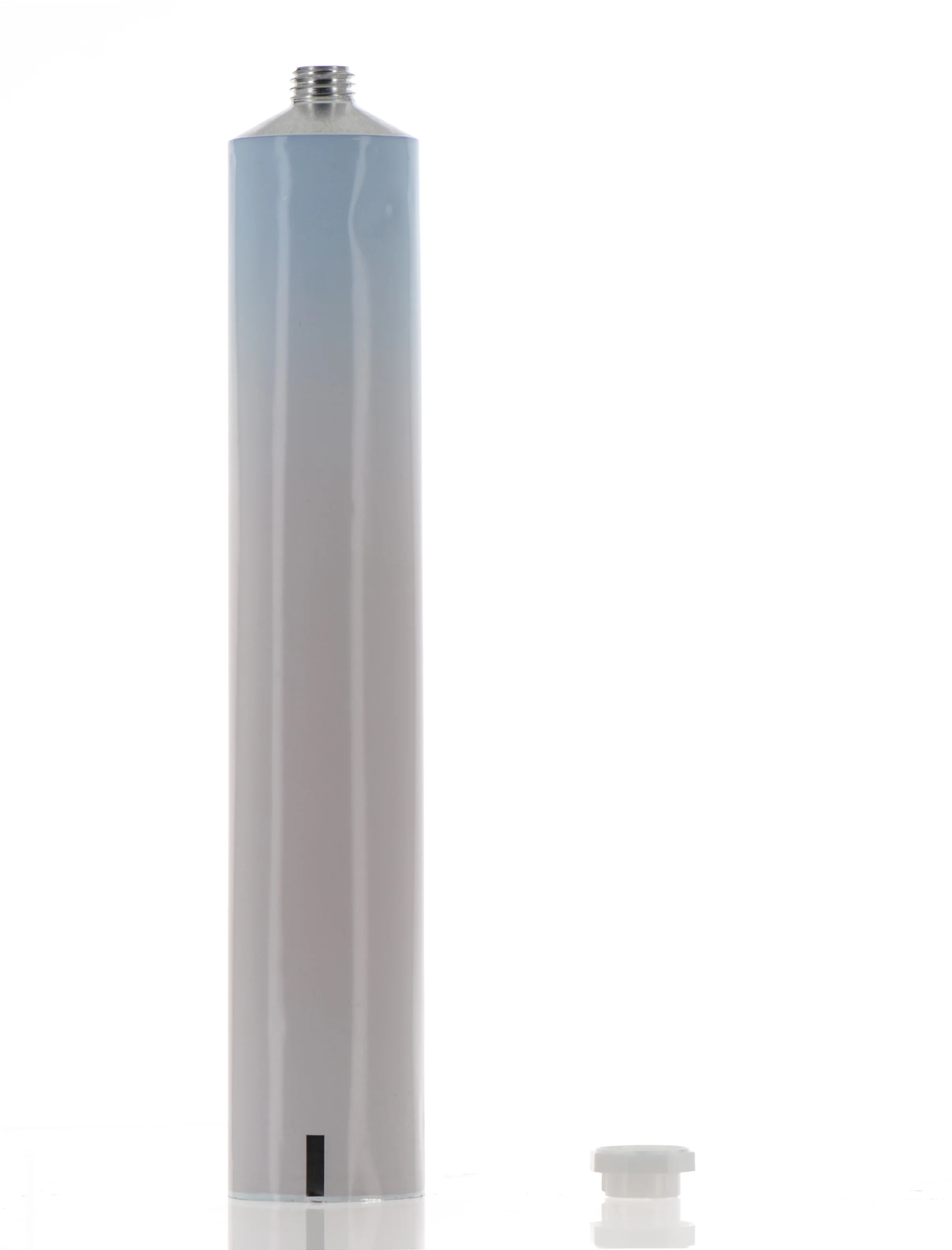 Round Aluminum Tube with Octagon Screw Cap - Image 2
